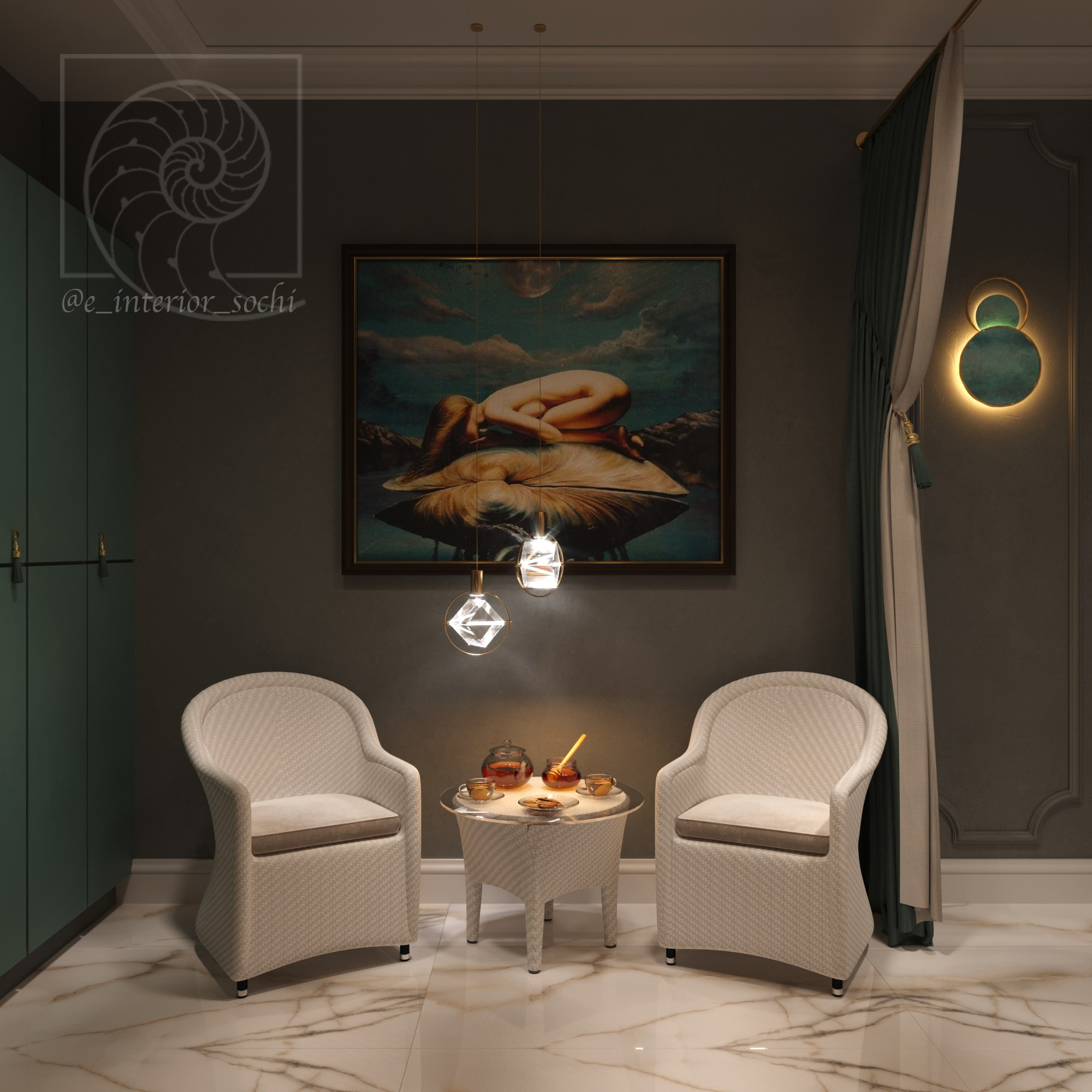 BEAUTY_SONATA. Дизайн интерьера Евгения Тисленко