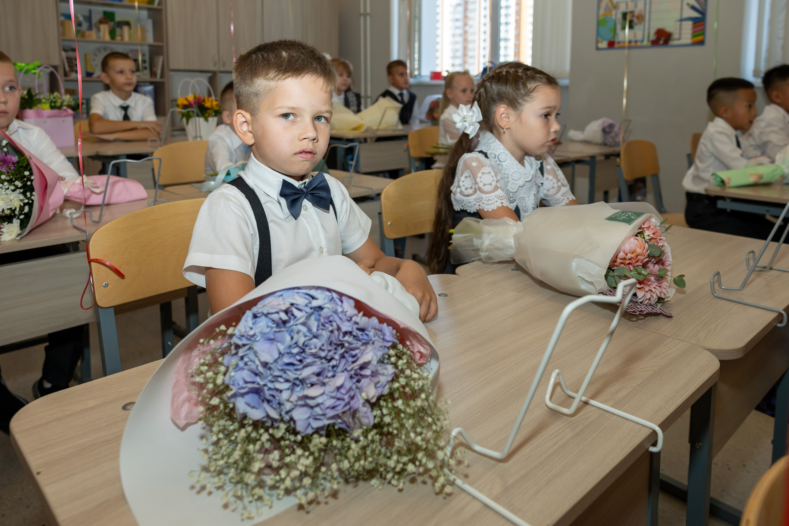 Первый раз в первый класс (репортажная съемка). Фотограф в Серпухове Наталья Руденко