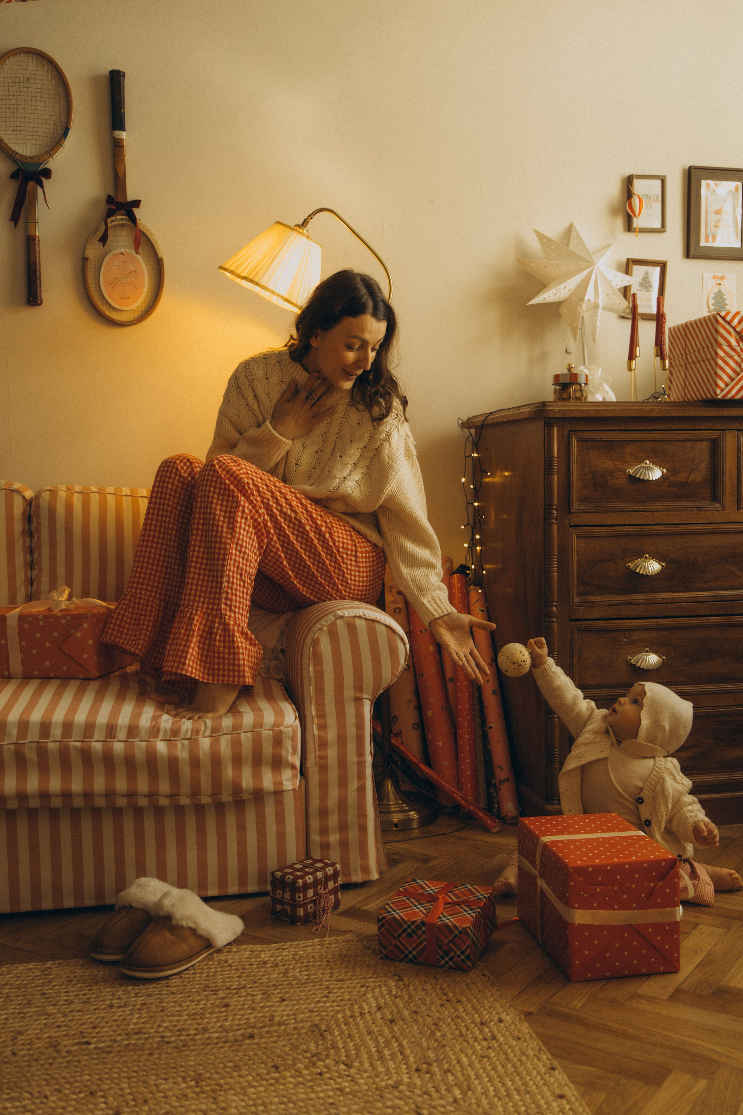 Теплая новогодняя история. Семейный фотограф в Москве Лоншакова Кристина