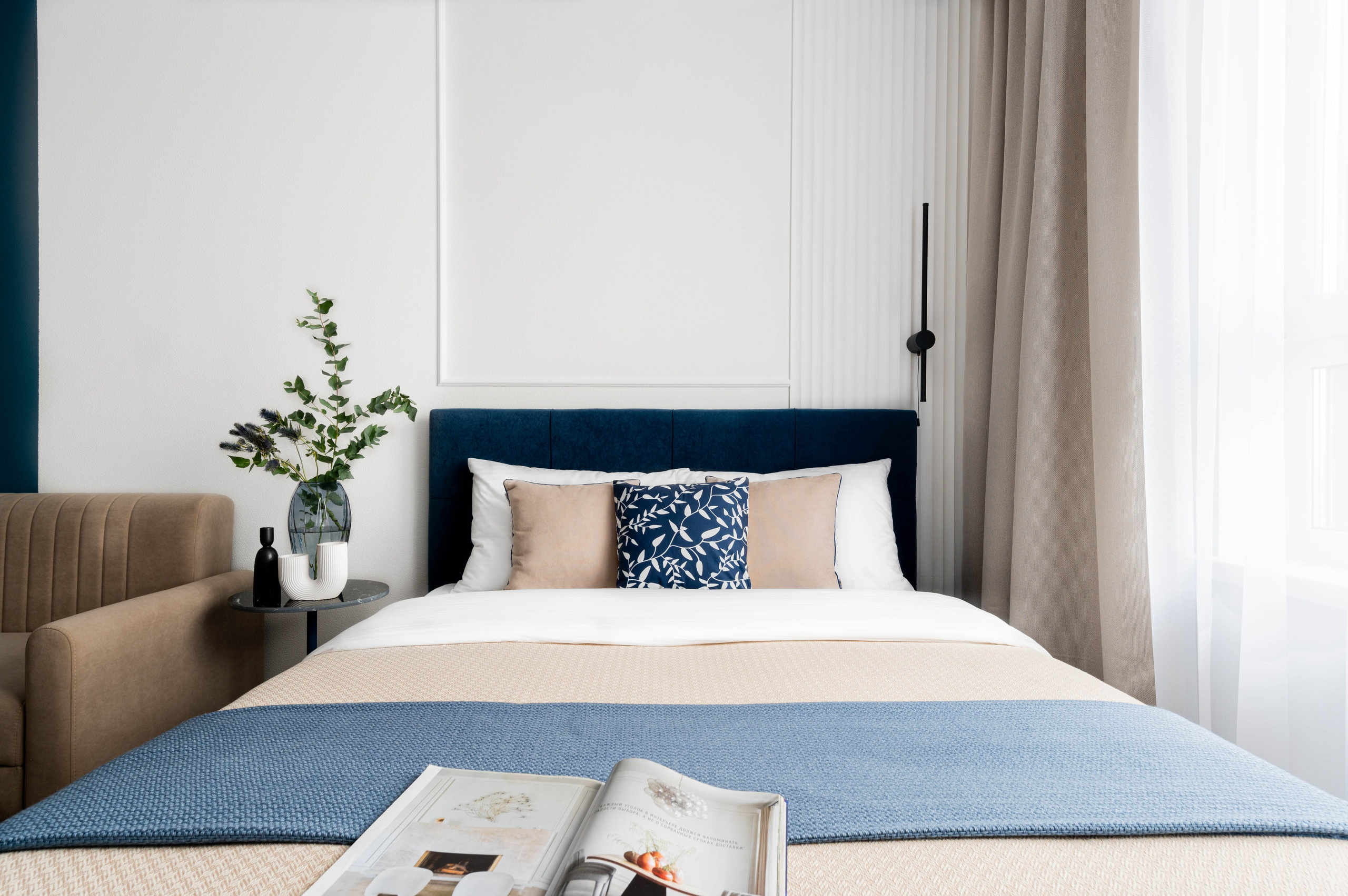 Съемка студии для посуточной аренды ЖК «Волга Парк». Интерьерный фотограф в Ярославле. Вероника Лазыкина