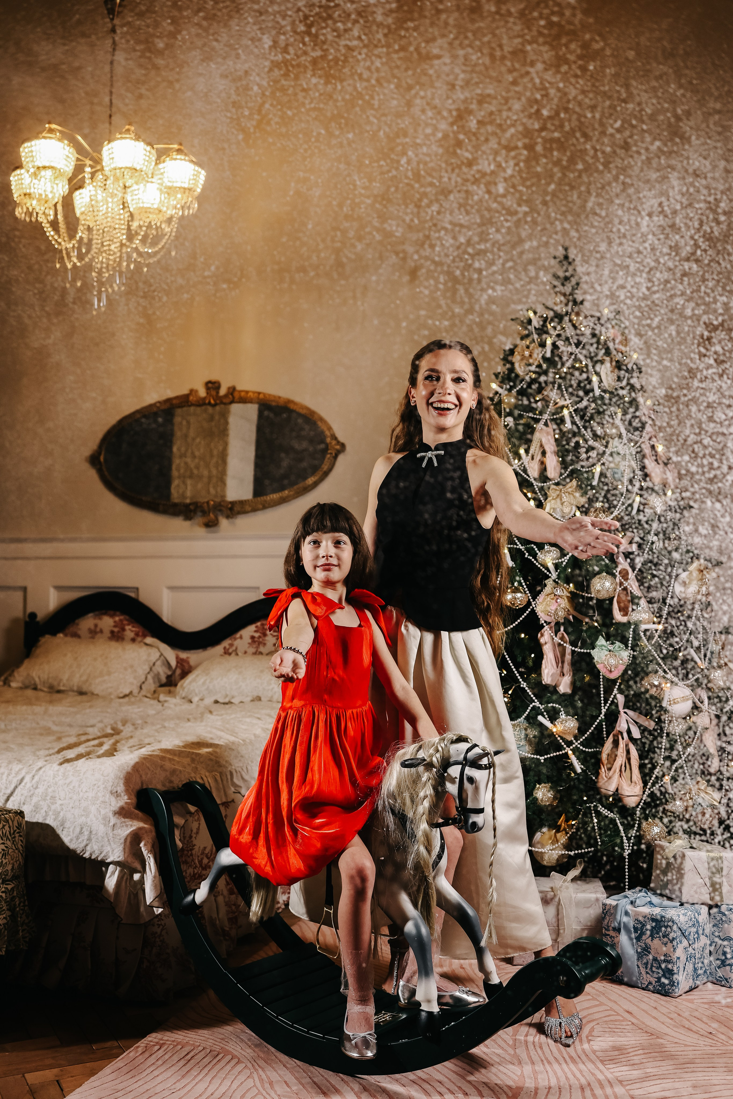 Новогодняя история Людмилы и Полины. Свадебный и семейный фотограф в Воронеже Ксения Воротникова