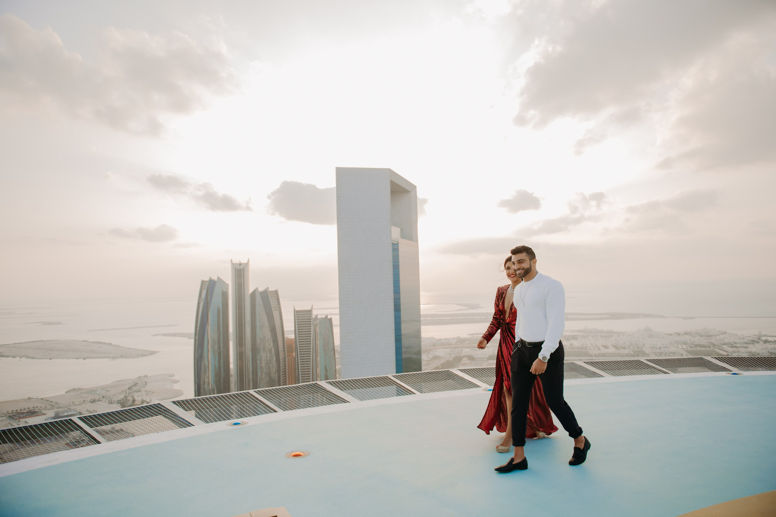Love Story на высоте (Абу Даби). Фотограф в Москве и Санкт-Петербурге Дарина
