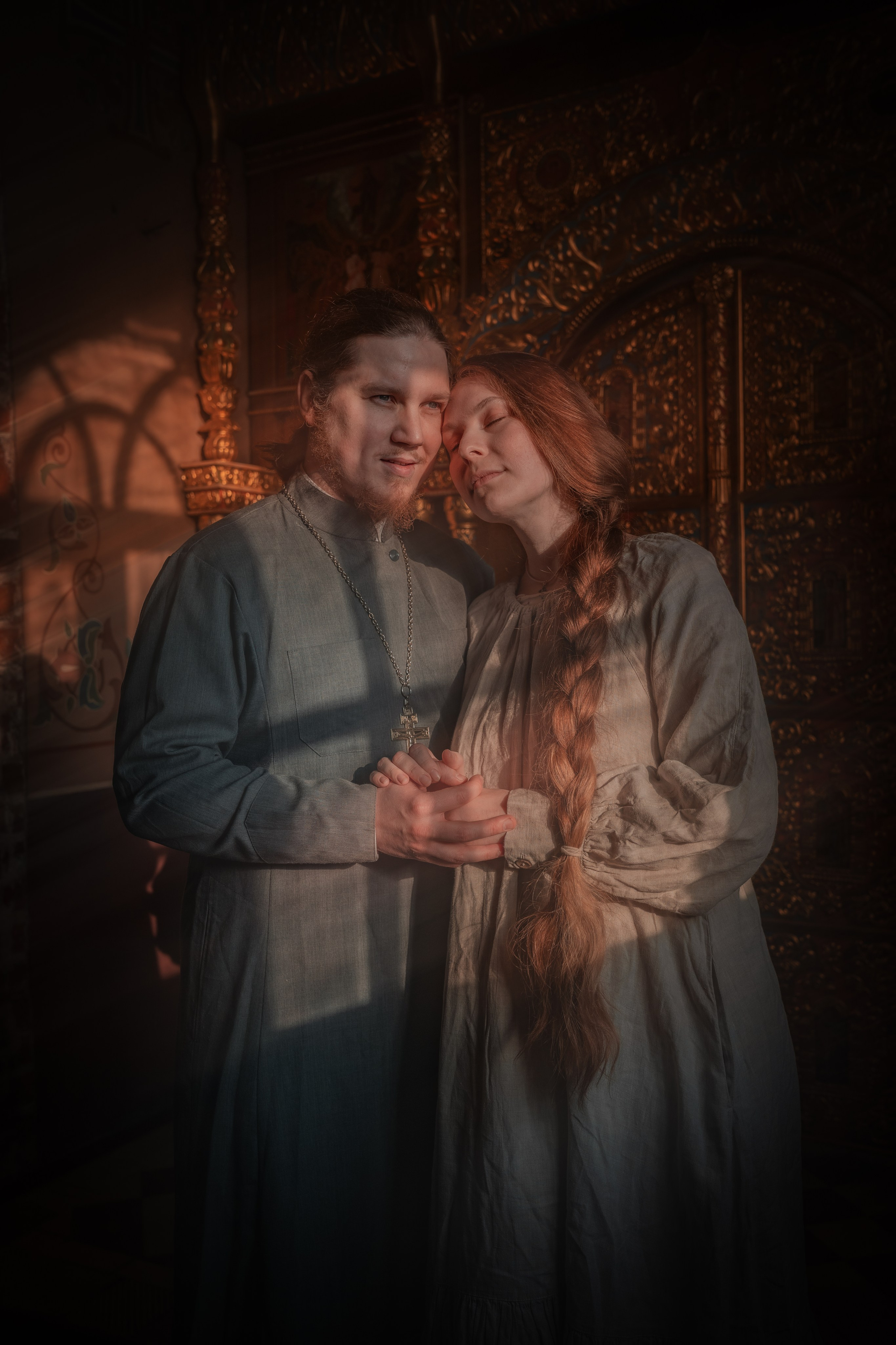 Отец Димитрий с матушкой. Shamirov Arkadiy