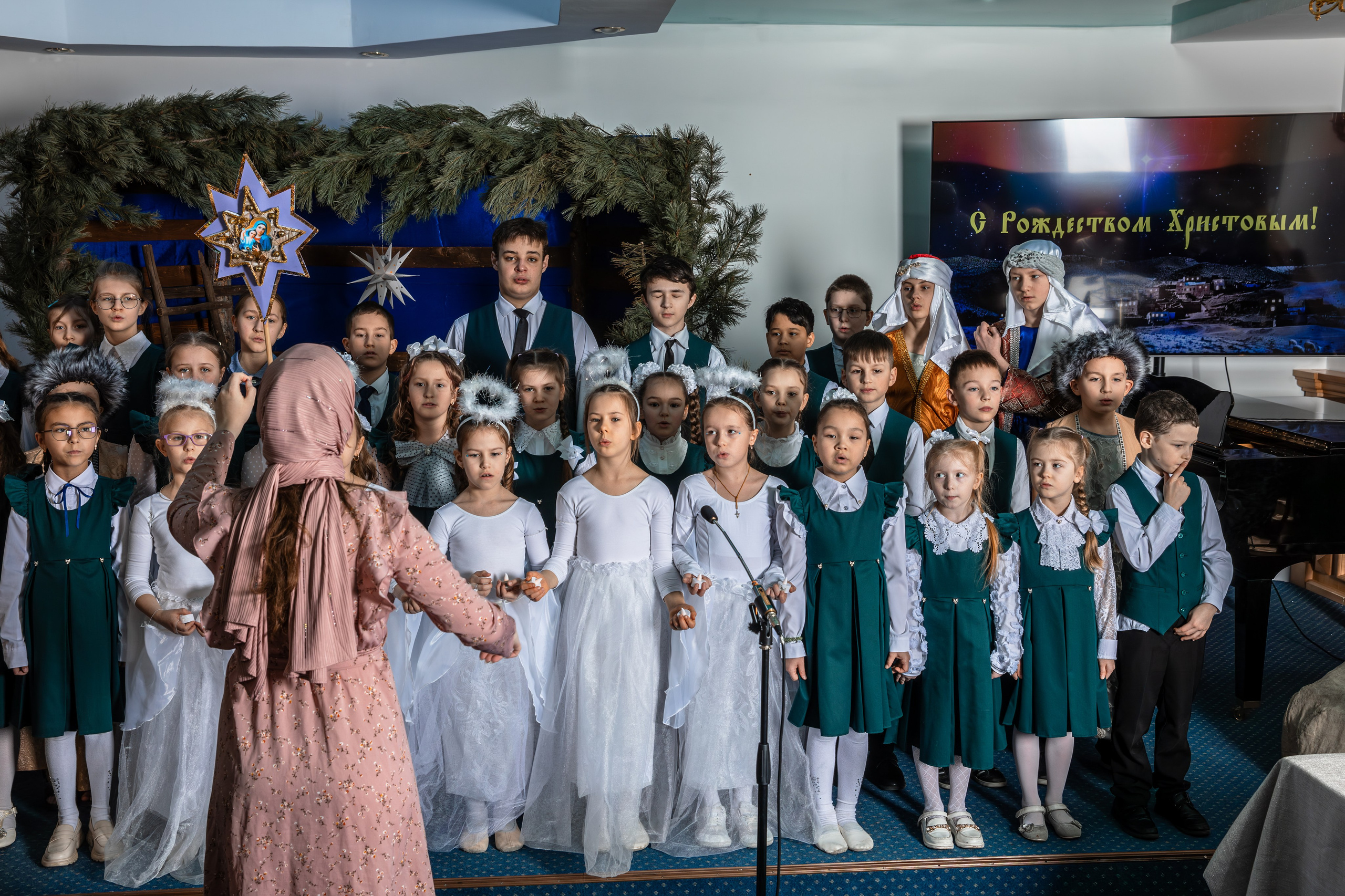 Рождество Воскресная школа 2025. Фотограф Таинств Крещение и Венчания г. Магадан Власова Ульяна