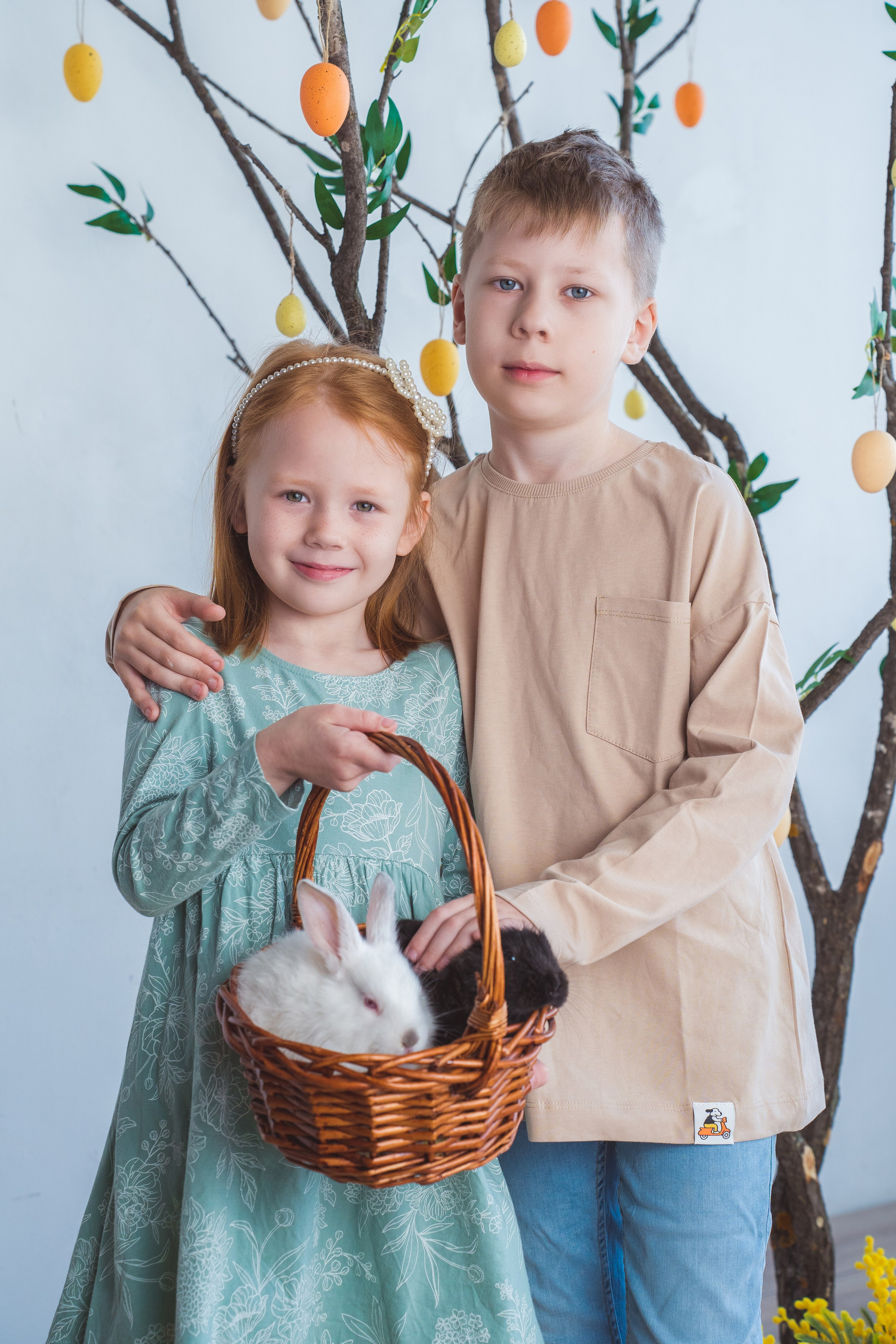 Пасхальный фотодень с цыплятами и кроликами. Фотограф Маргарита Слободянина в Хабаровске