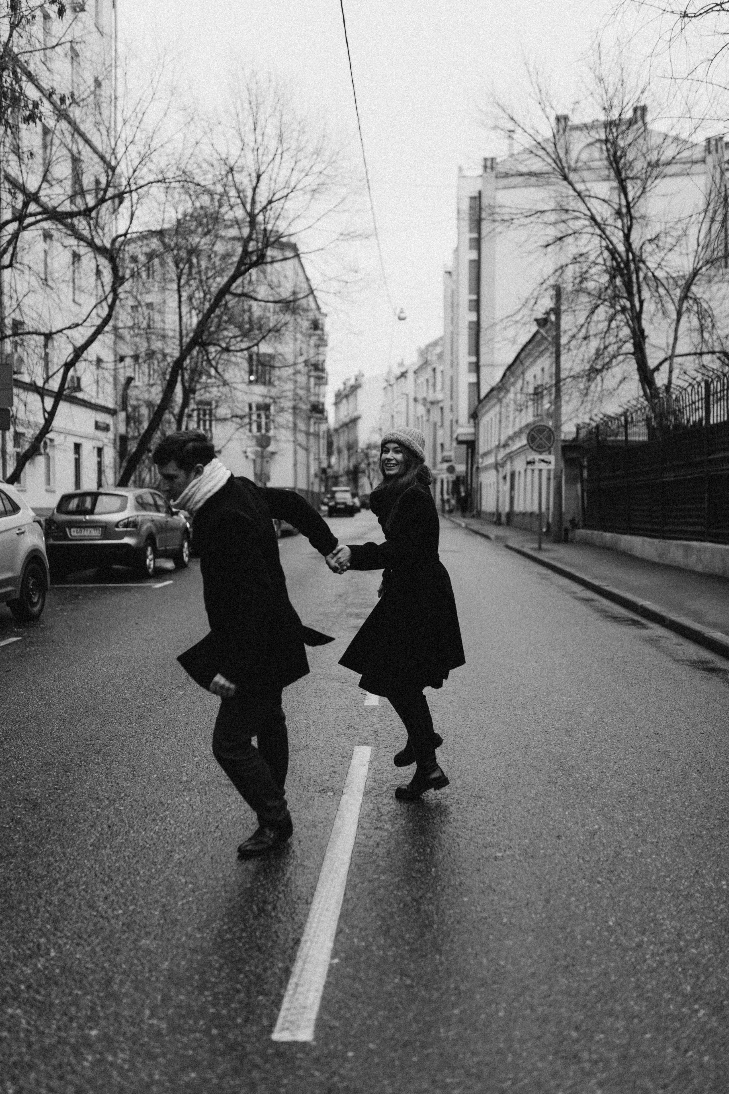 Фотосессия Love Story на улицах Москвы. Свадебный фотограф в Москве Мария Крош