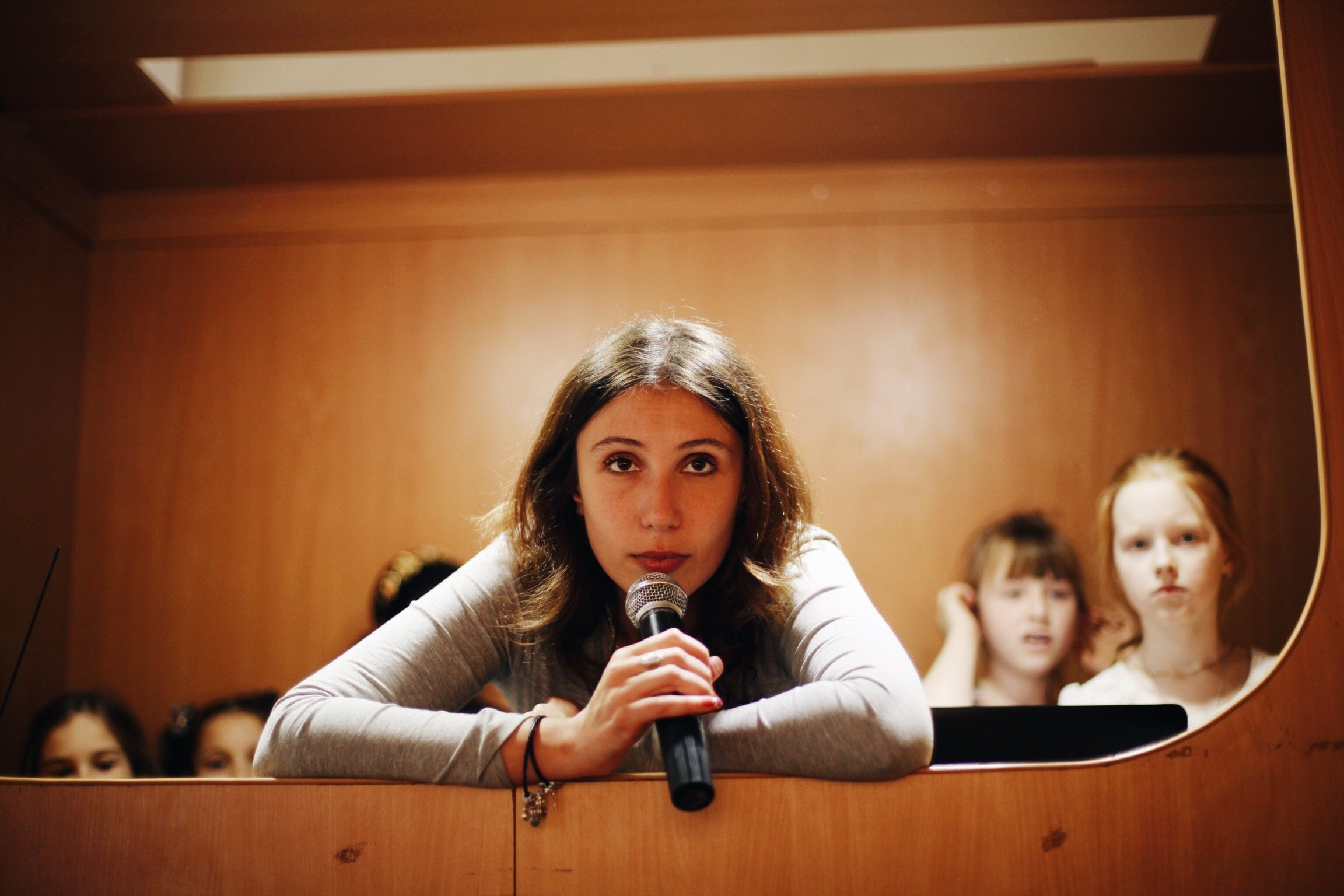 Школьные съемки. Ксения Плотникова