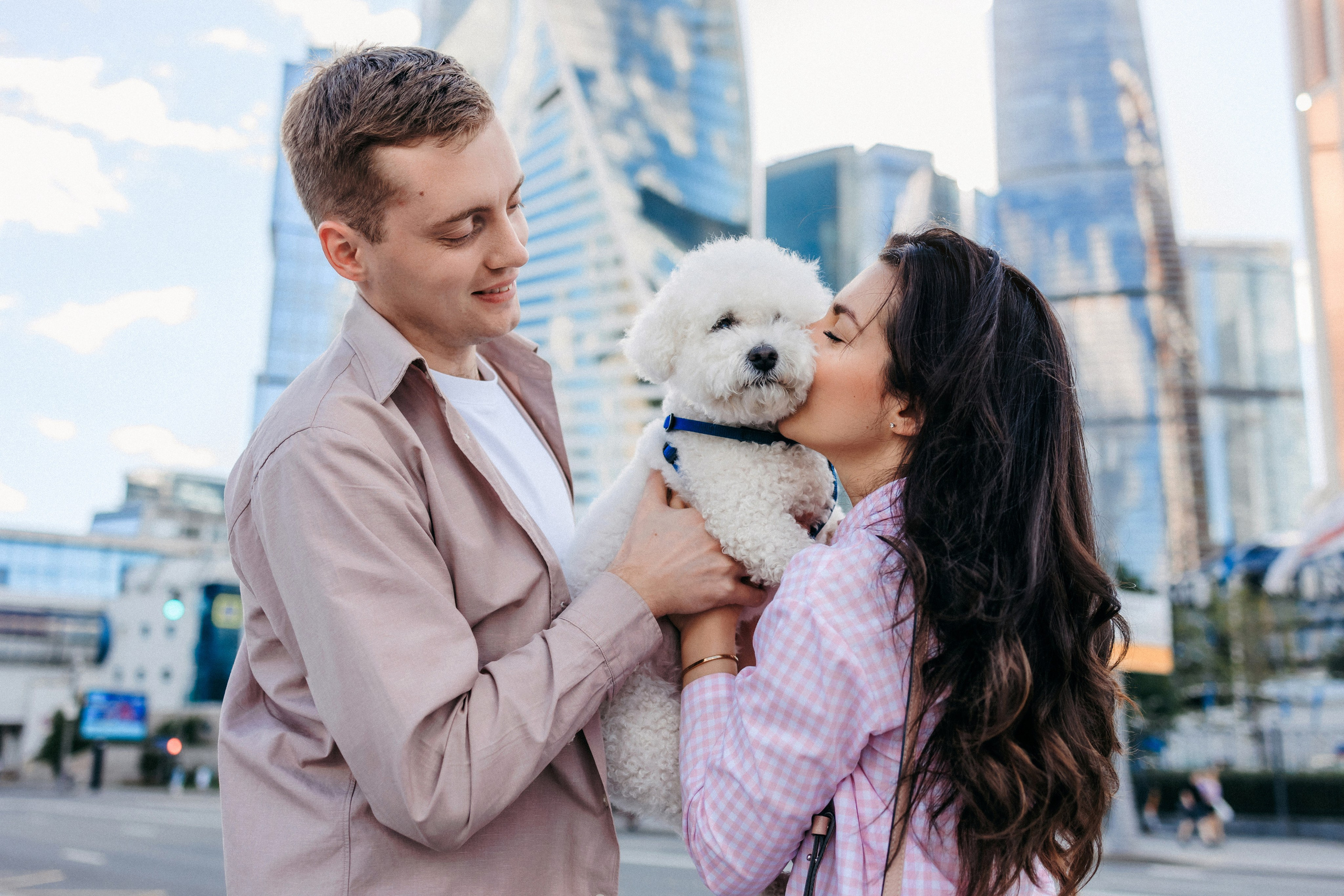 Марина, Данил и Бруно. Фотограф-анималист Елена Радченко, Москва