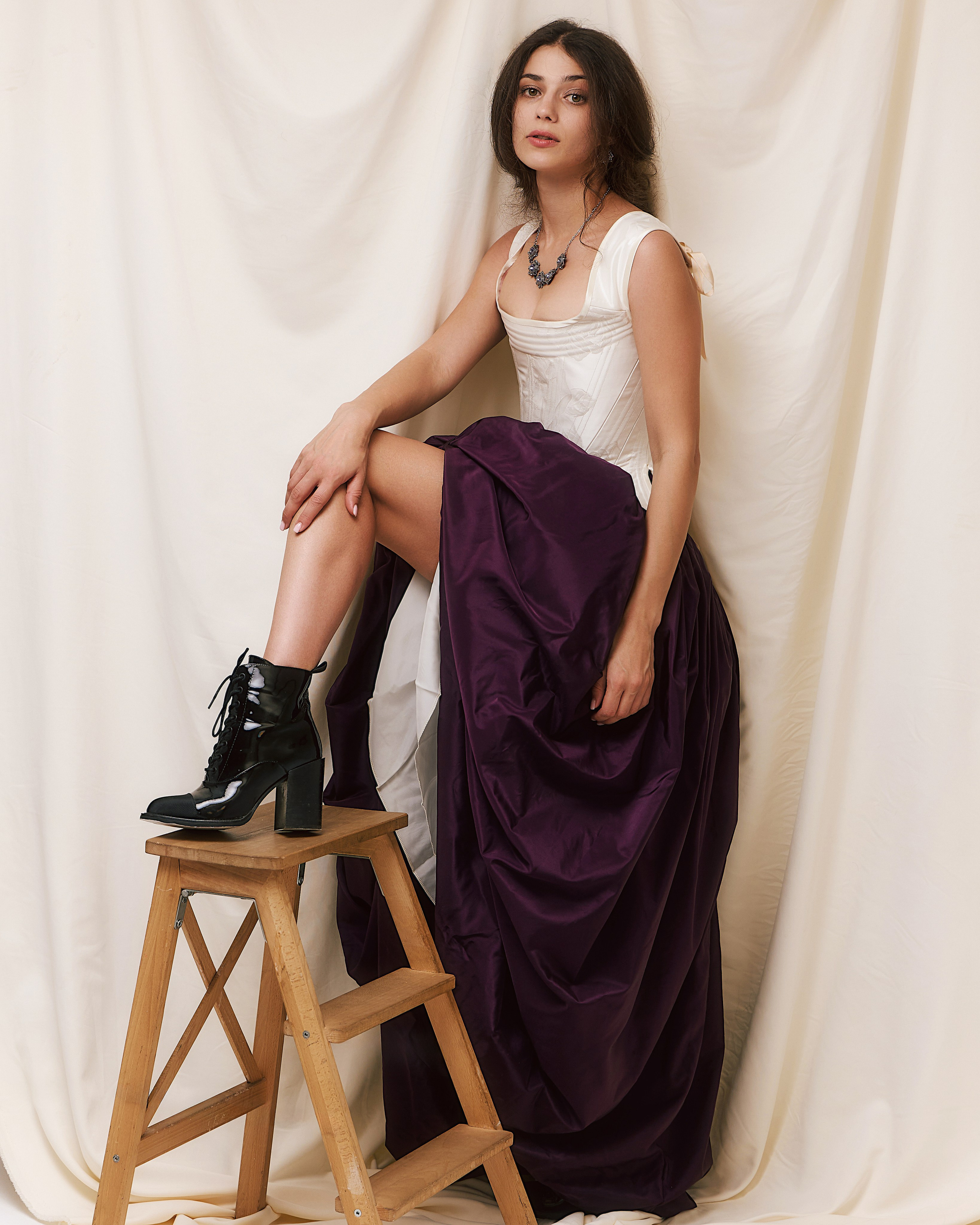 Lookbook съемка для бренда корсетов Il guardaroba di una cortigiana. Фотограф в Санкт-Петербурге и Москве