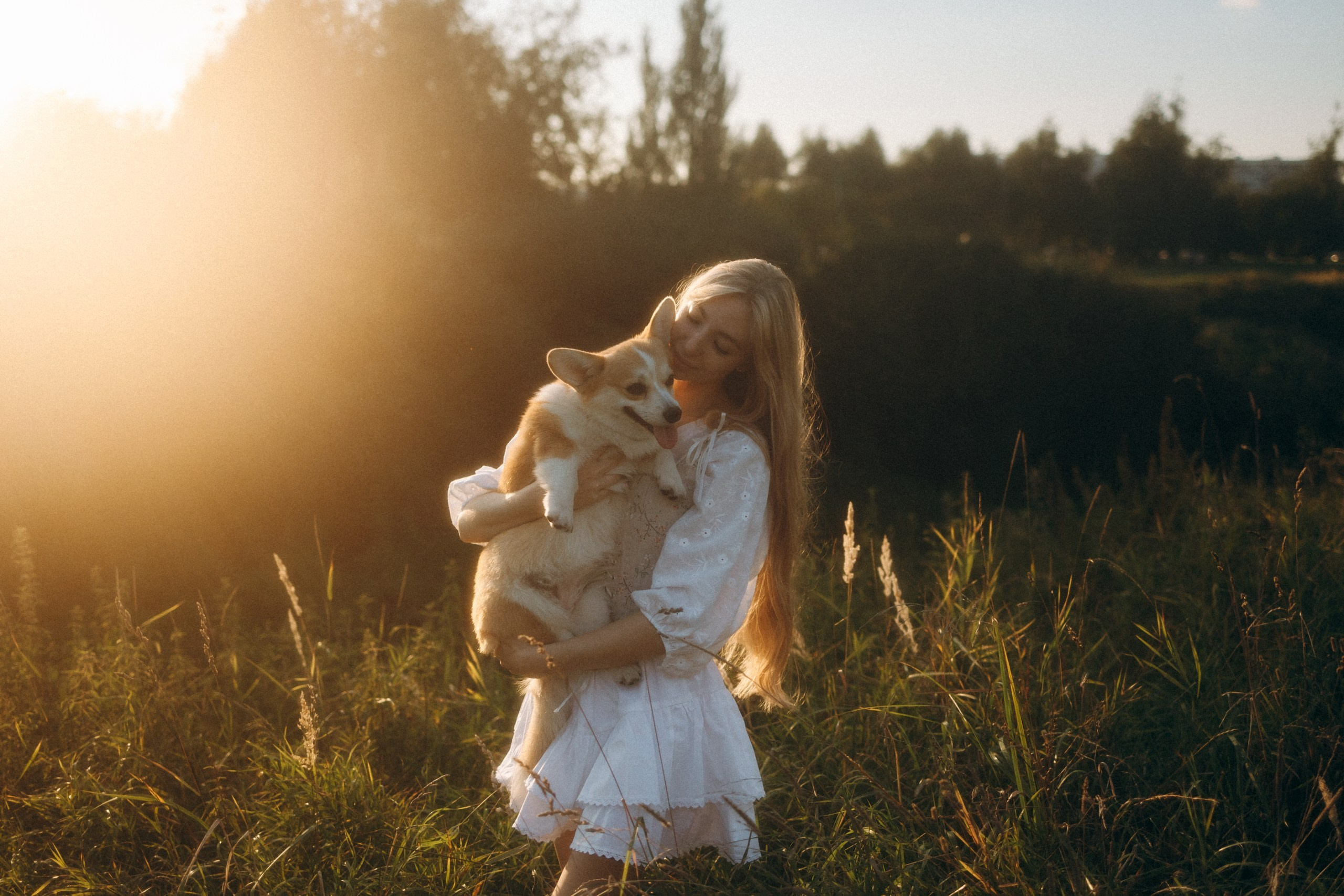 Лея, Коржик, Олеся и Влад. Фотограф анималист Анастасия Пикей