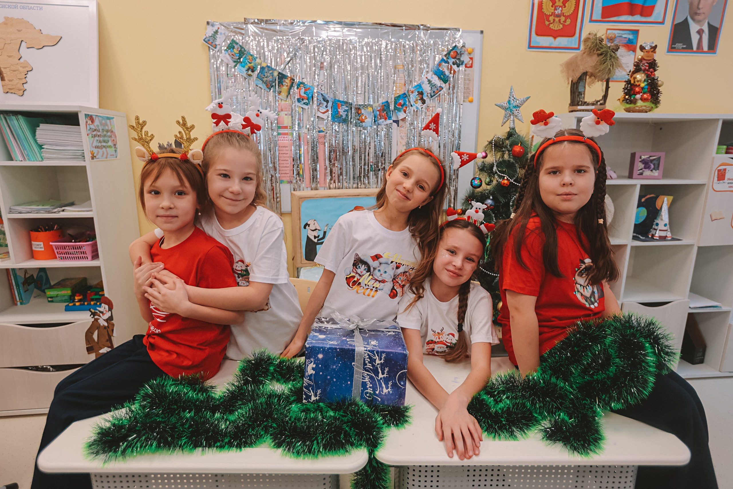 Новогодняя в школе 2 класс. Семейный фотограф Тюмень, фотограф на роды Салмина Мария
