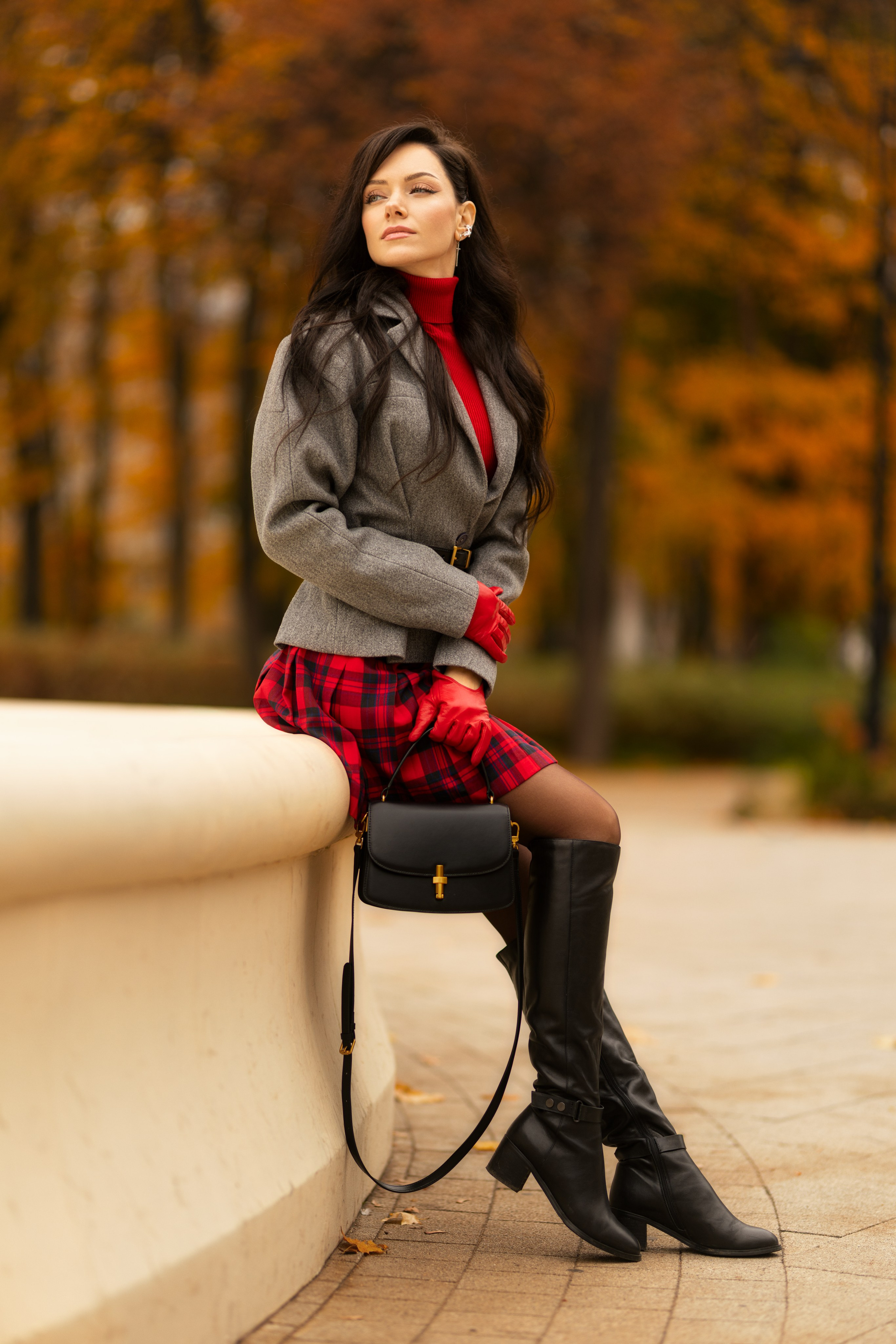 Фотосет с Екатериной в парке на осеннюю тему для «себя»