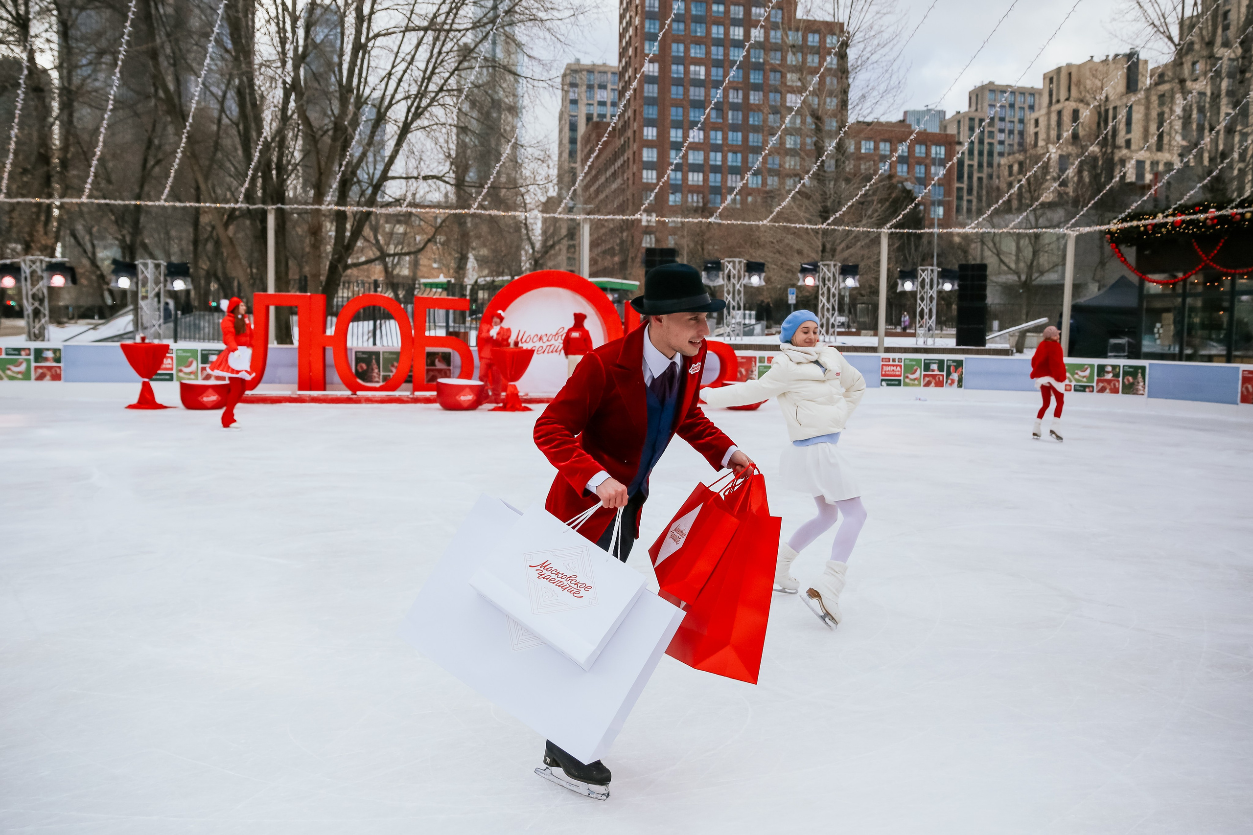 Ледовое шоу Сити каток Московское Чаепитие. Фотограф и видеограф Анна Домашенко