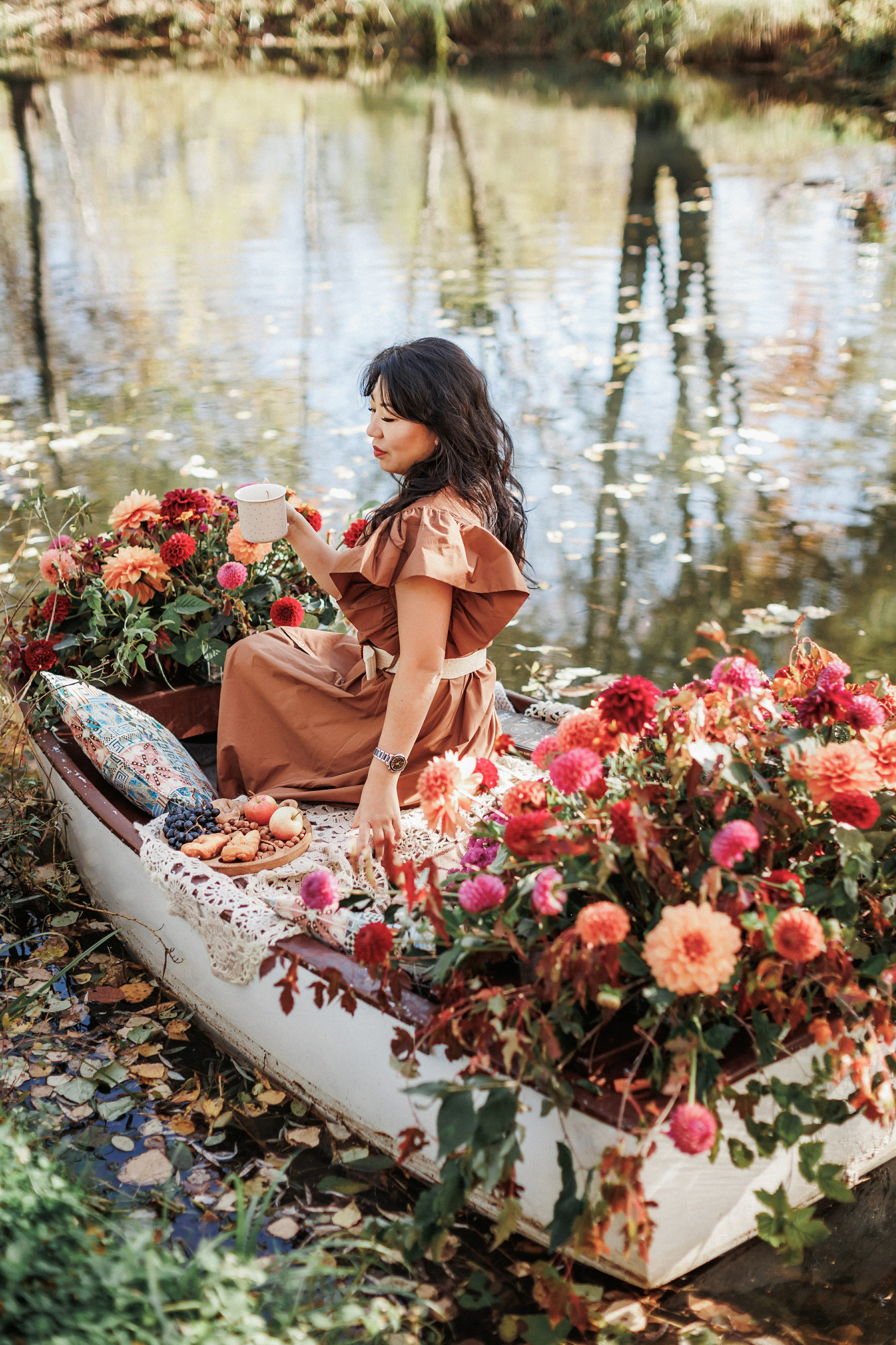 Фотопроект «Лодка в цветах». Свадебный, семейный и детский фотограф в городе Партизанск, Находка