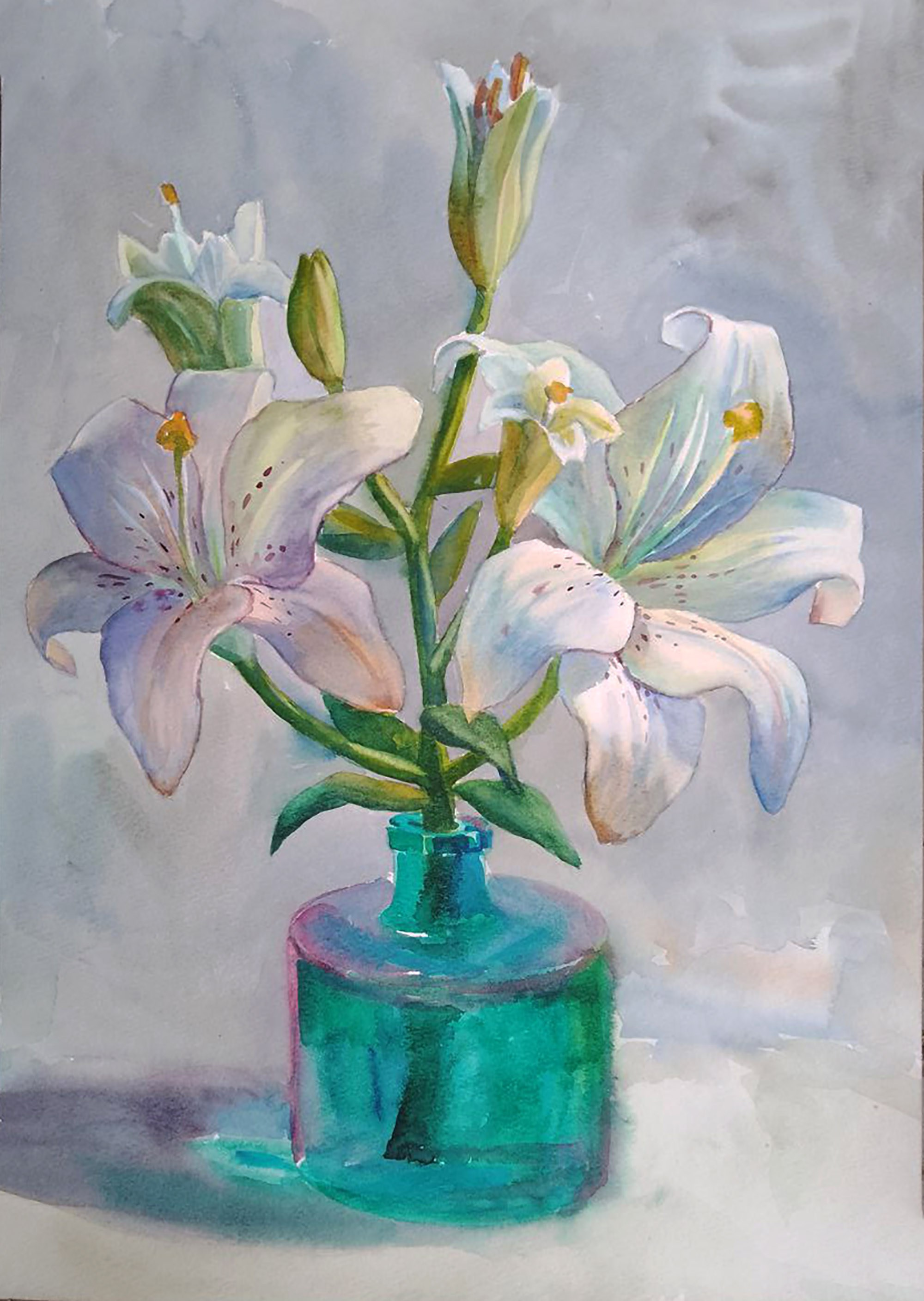 Акварельная живопись. Тихонова Анна —художник-график, художник-монументалист, живописец, педагог