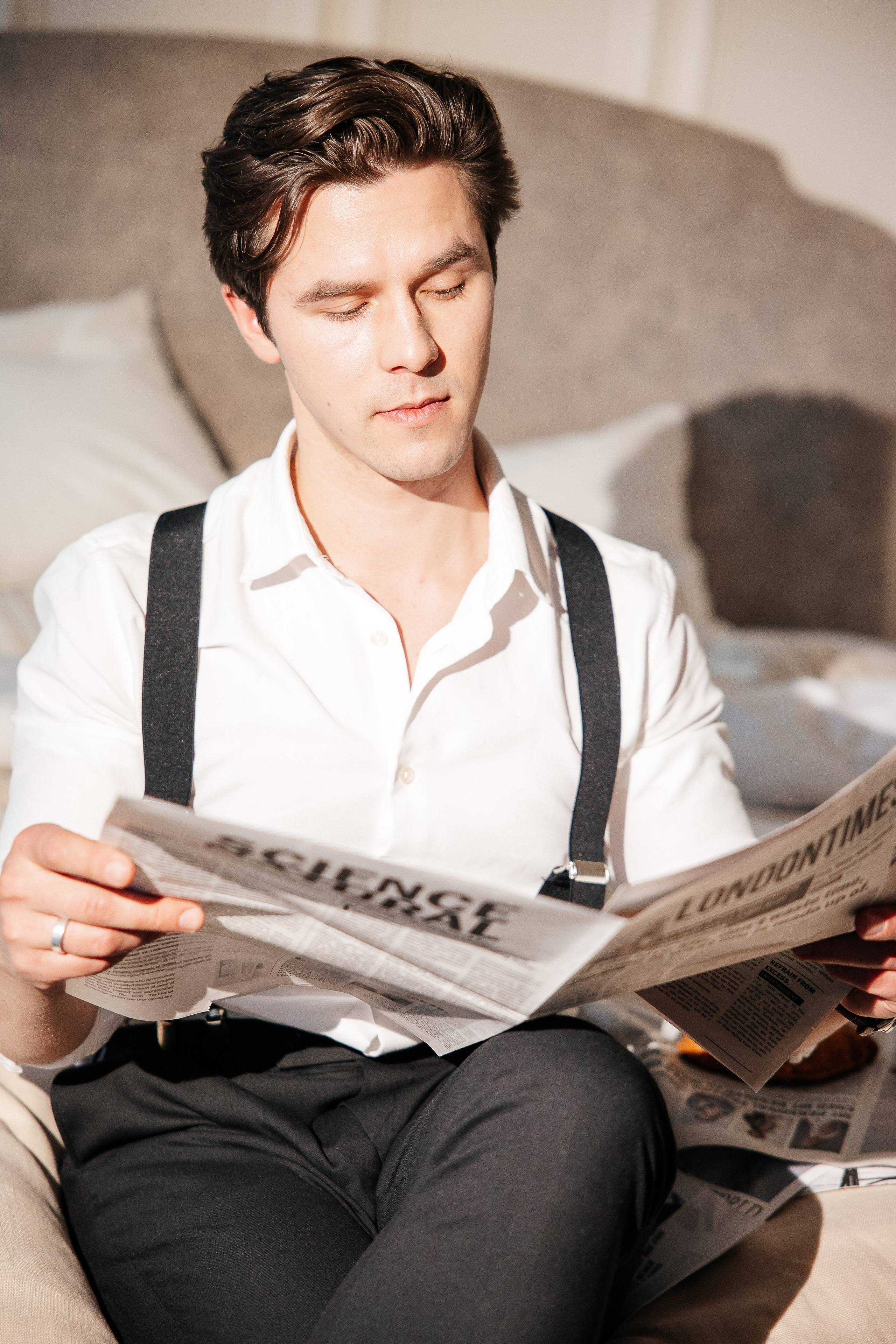 Утро жениха и невесты в отеле. Свадебный и семейный фотограф в Москве Красинская Мария