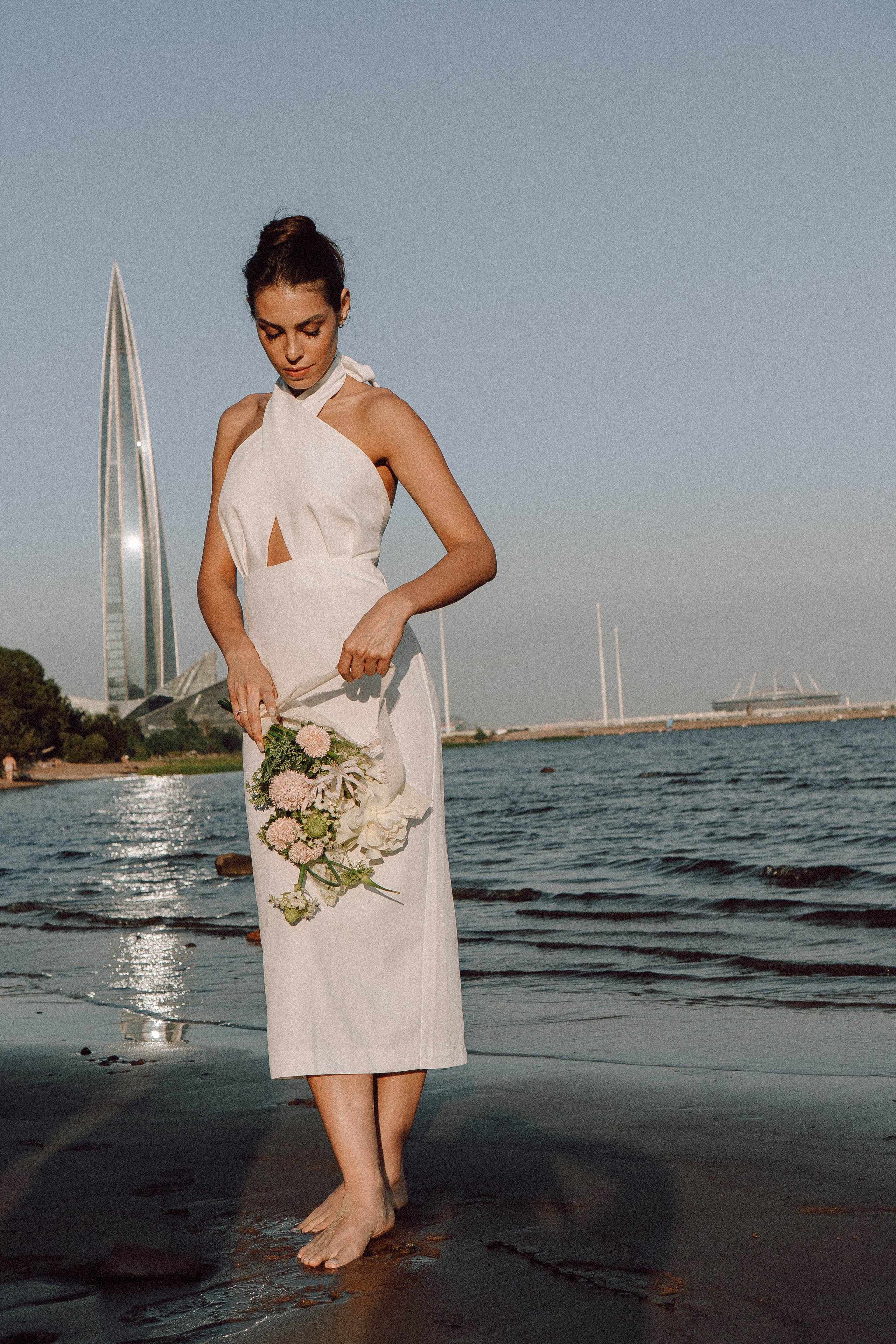 СВАДЕБНАЯ ФОТОСЕССИЯ ВЫЕЗДНОЙ ЦЕРЕМОНИИ (ФИНСКИЙ ЗАЛИВ). Профессиональный фотограф, Санкт-Петербург — Виктория Богомолова