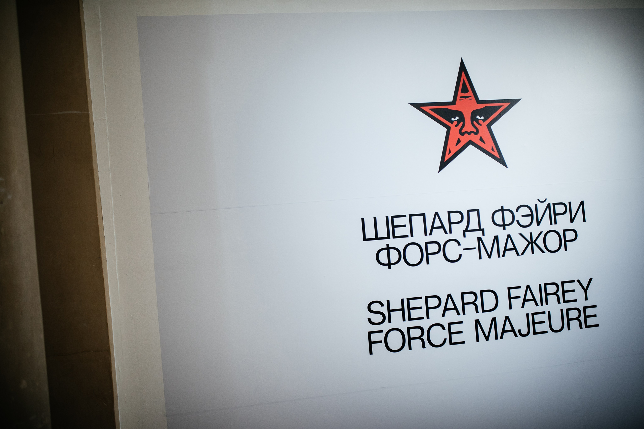 Выставка Шепарда Фэйри проект «Форс-мажор» в ММОМА. Репортажный, event, концертный и backstage фотограф из Москвы Виталий Кривцов