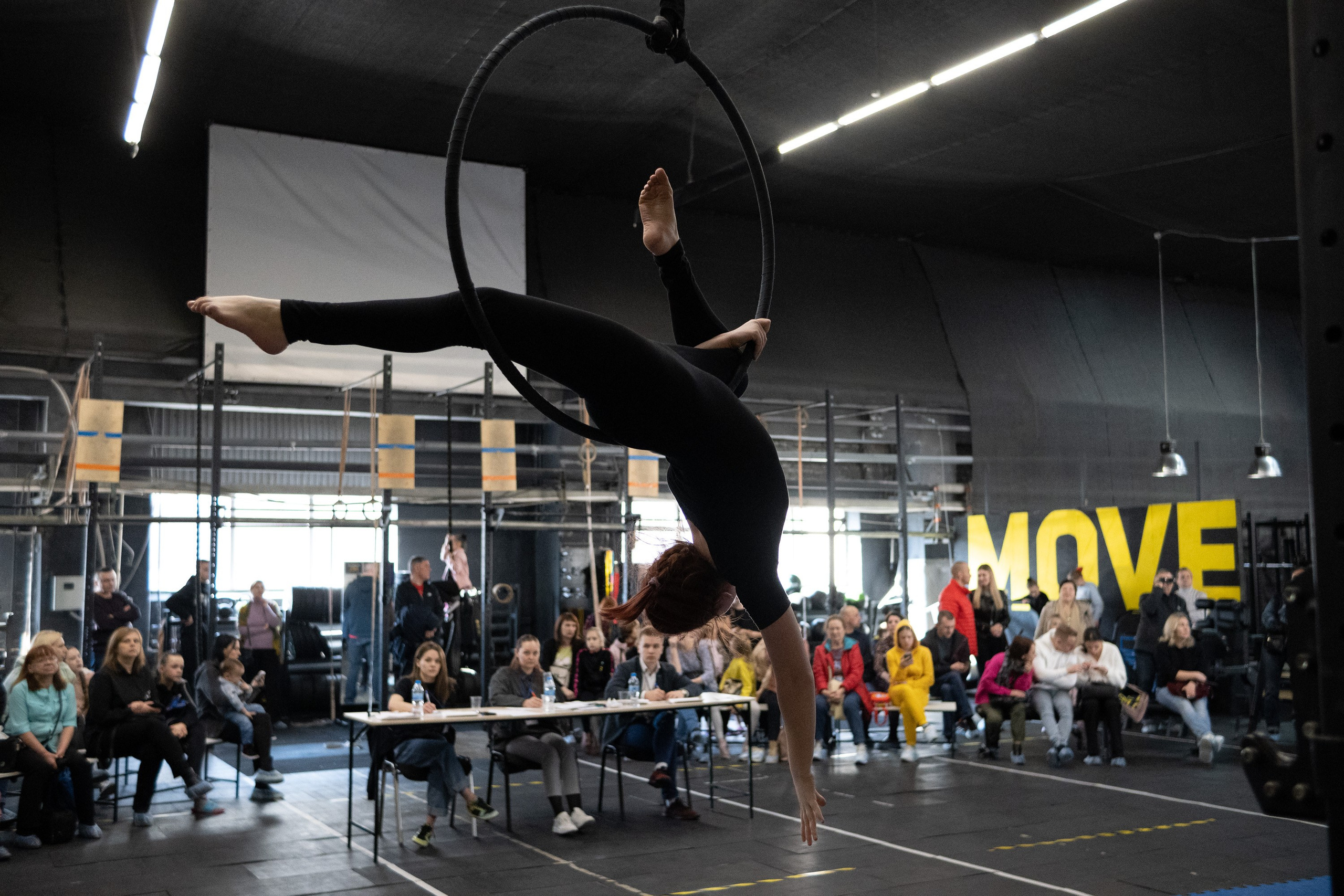 Внутриклубные соревнования по воздушной гимнастике 02.04.23