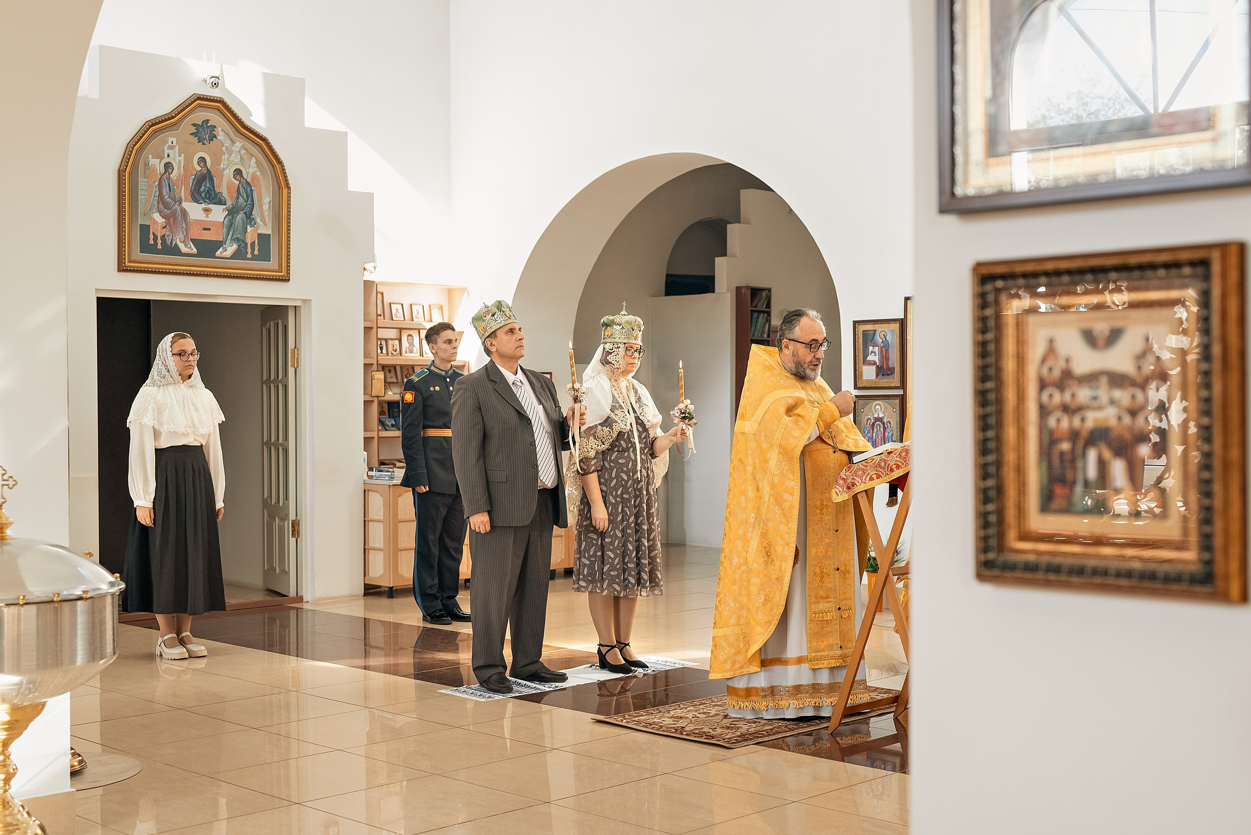 Венчание. С. Нежинка. Церковный фотограф на Таинство Крещения и Венчания в Оренбурге и Оренбургской области Екатерина Белкина