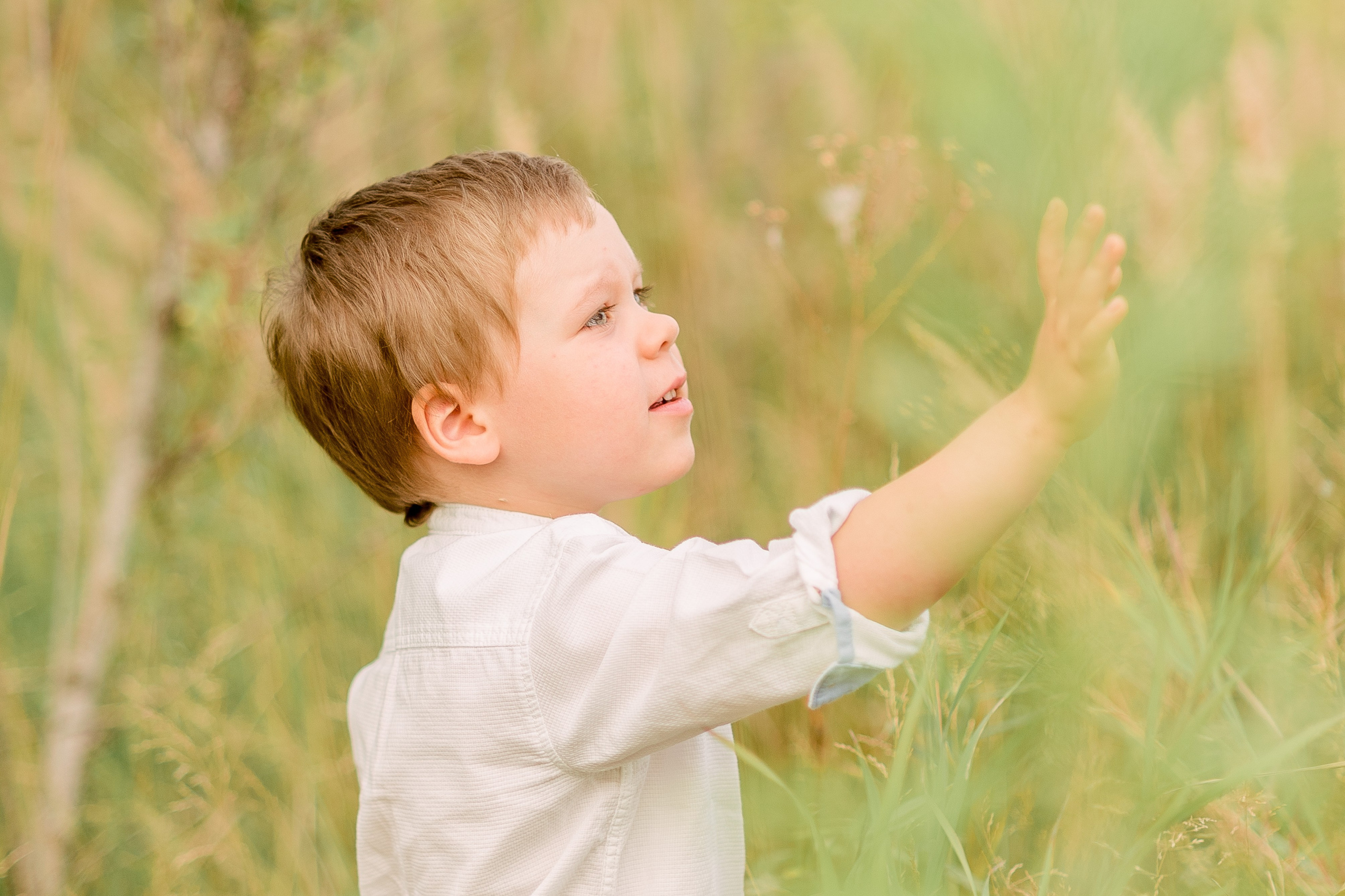 В поле. Фотограф Юлия Попова