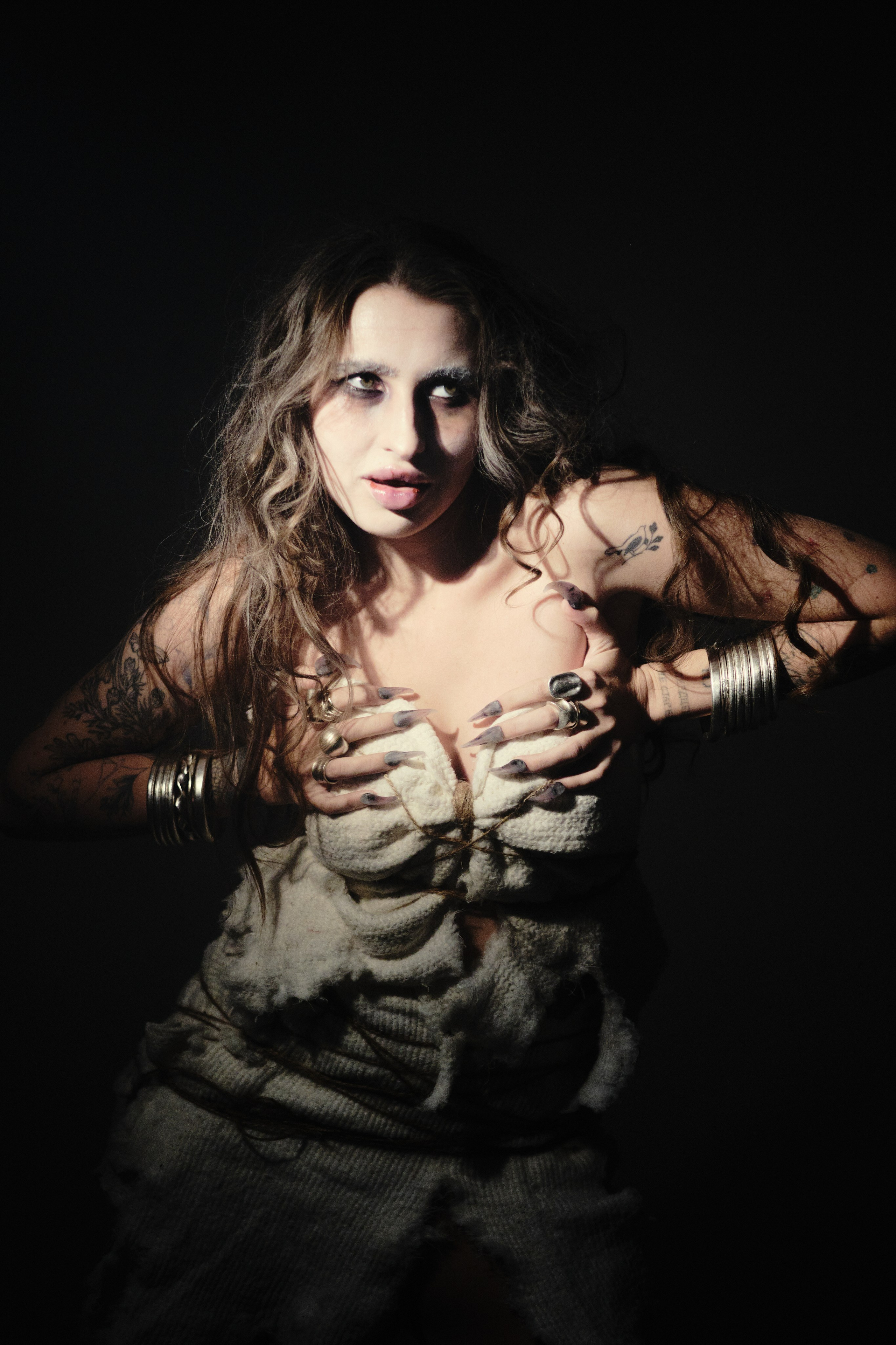 Съемка для творческого мероприятия «dark greece». Дарья, визажист из Сургута