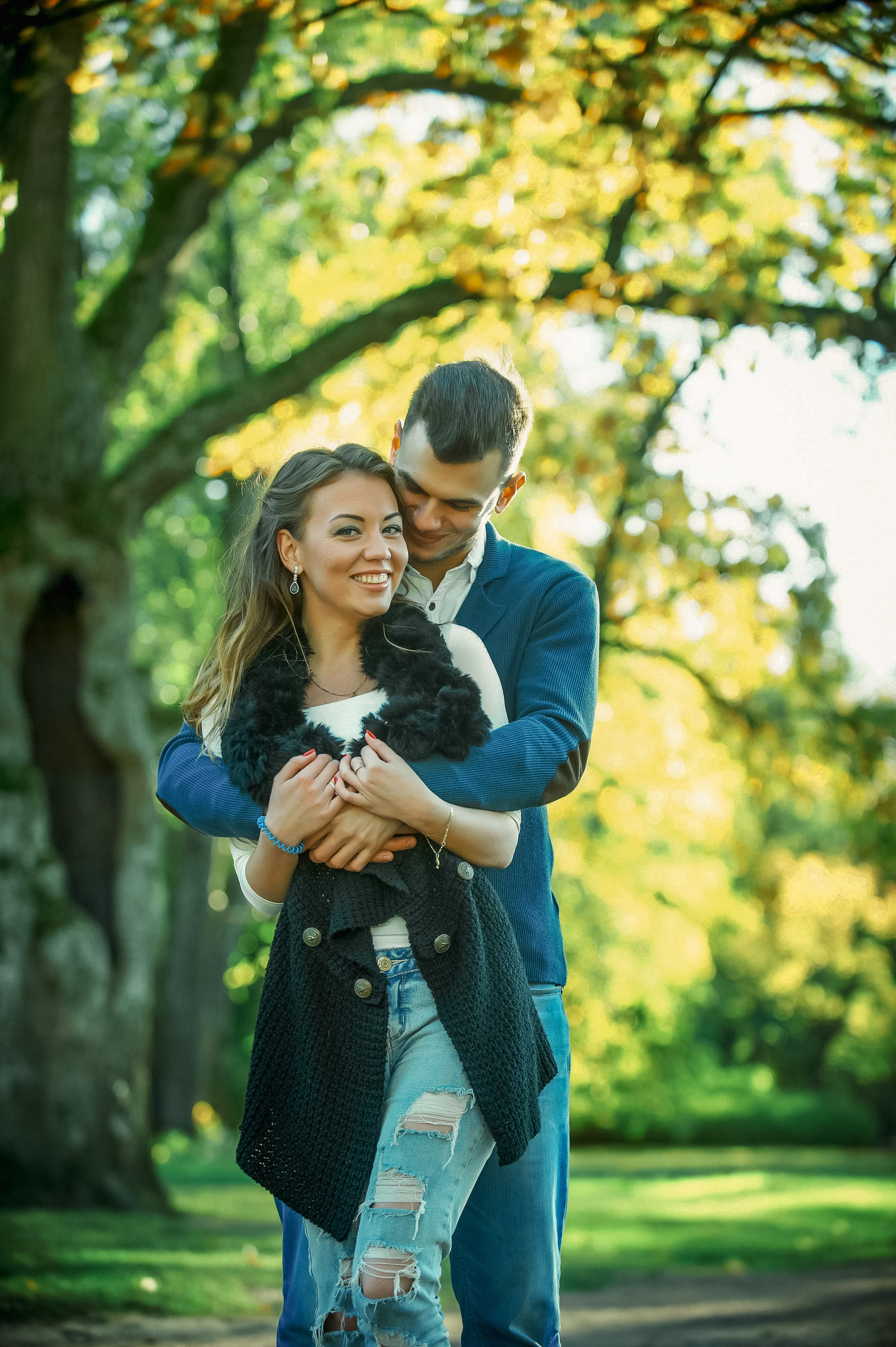 Love story в Пушкине в Екатерининском и Александровском парке. Портретный, семейный и свадебный фотограф в Санкт-Петербурге и в Пушкине Ширяев Денис