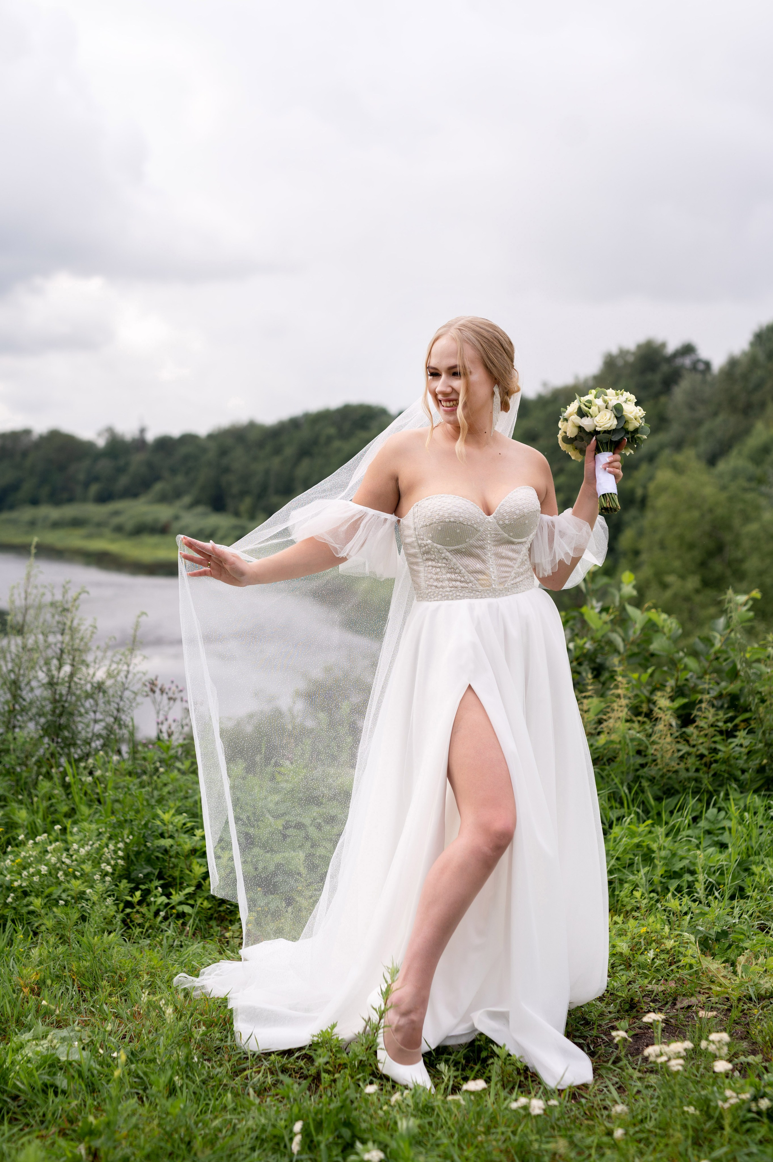 Ксения и Владислав (фотосессия в ЗАГСе и парке города Кингисеппа). Портретный, семейный и свадебный фотограф в Санкт-Петербурге и в Пушкине Ширяев Денис