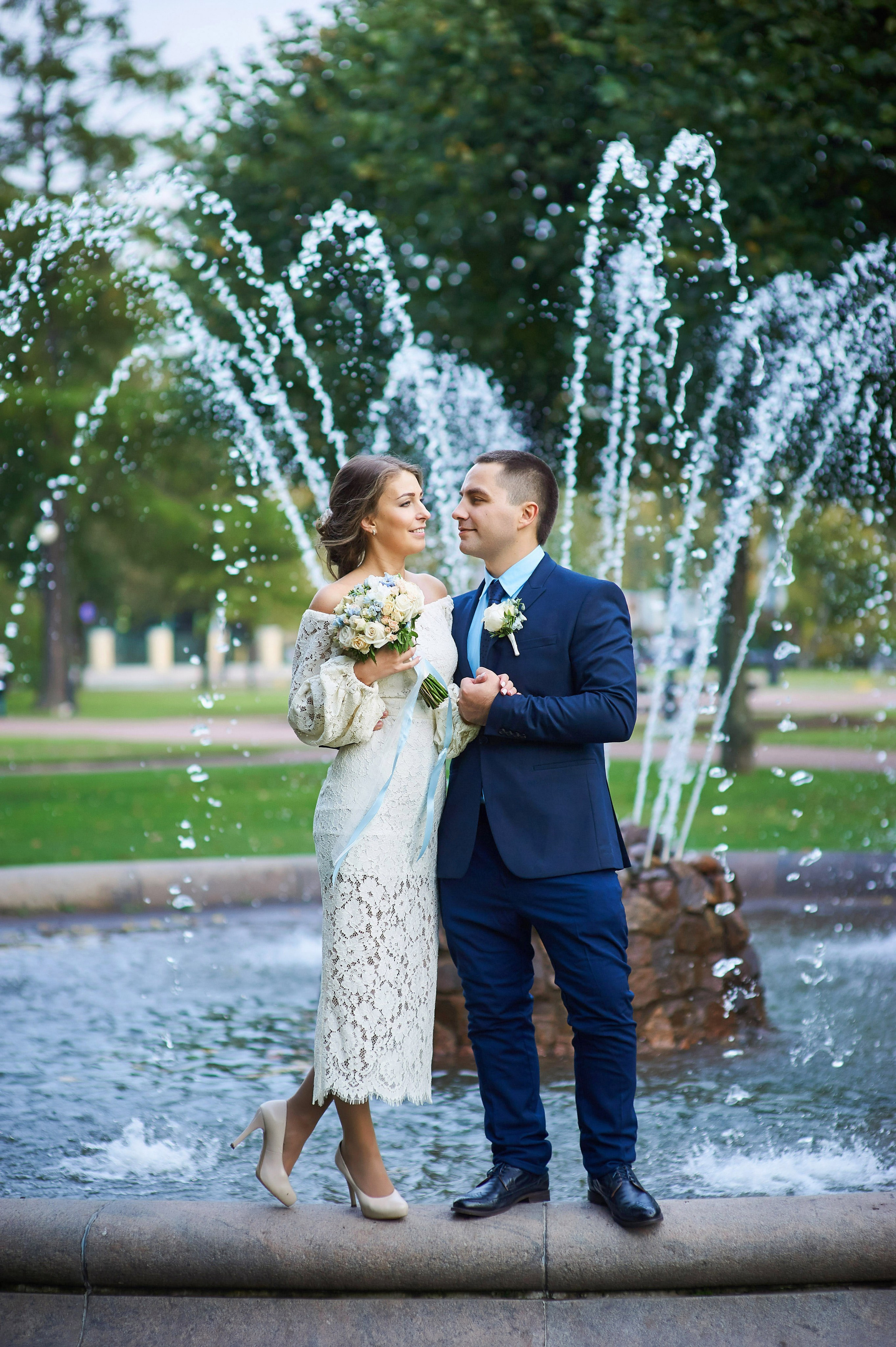 Свадебная фотосессия в студии. Портретный, семейный и свадебный фотограф в Санкт-Петербурге и в Пушкине Ширяев Денис