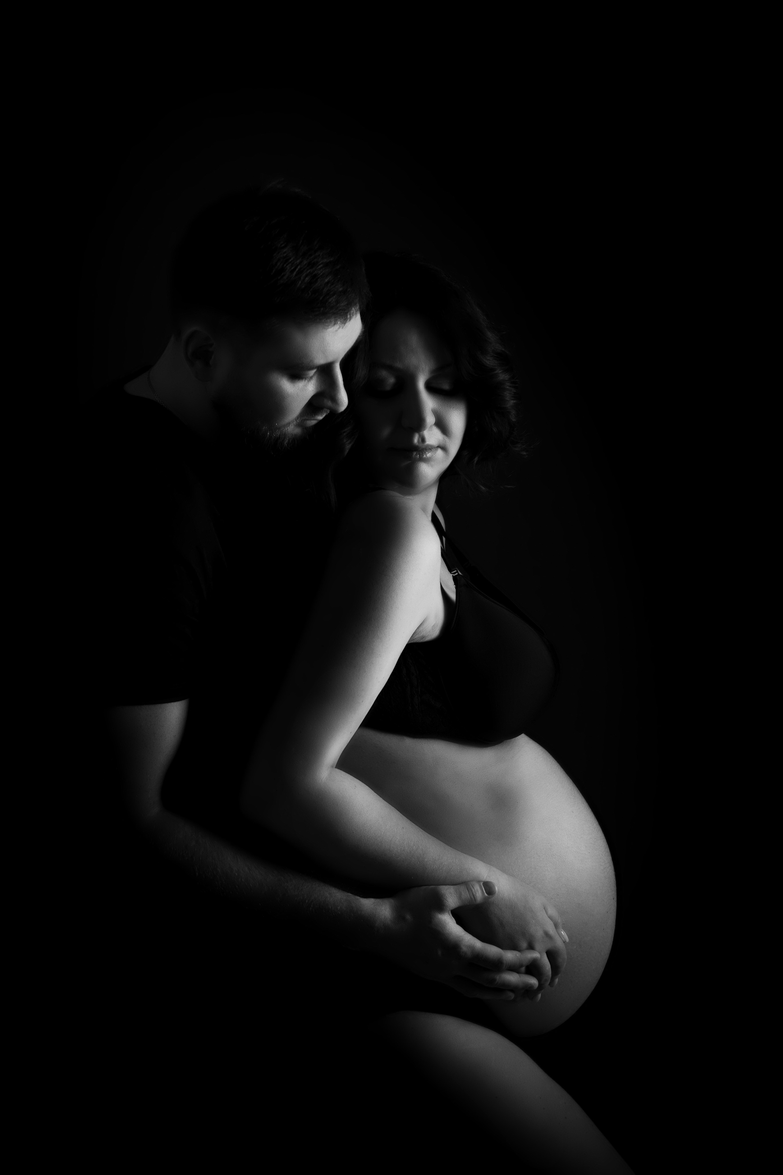 В темном ключе. Фотосессия беременности — Крылова Натали — Москва