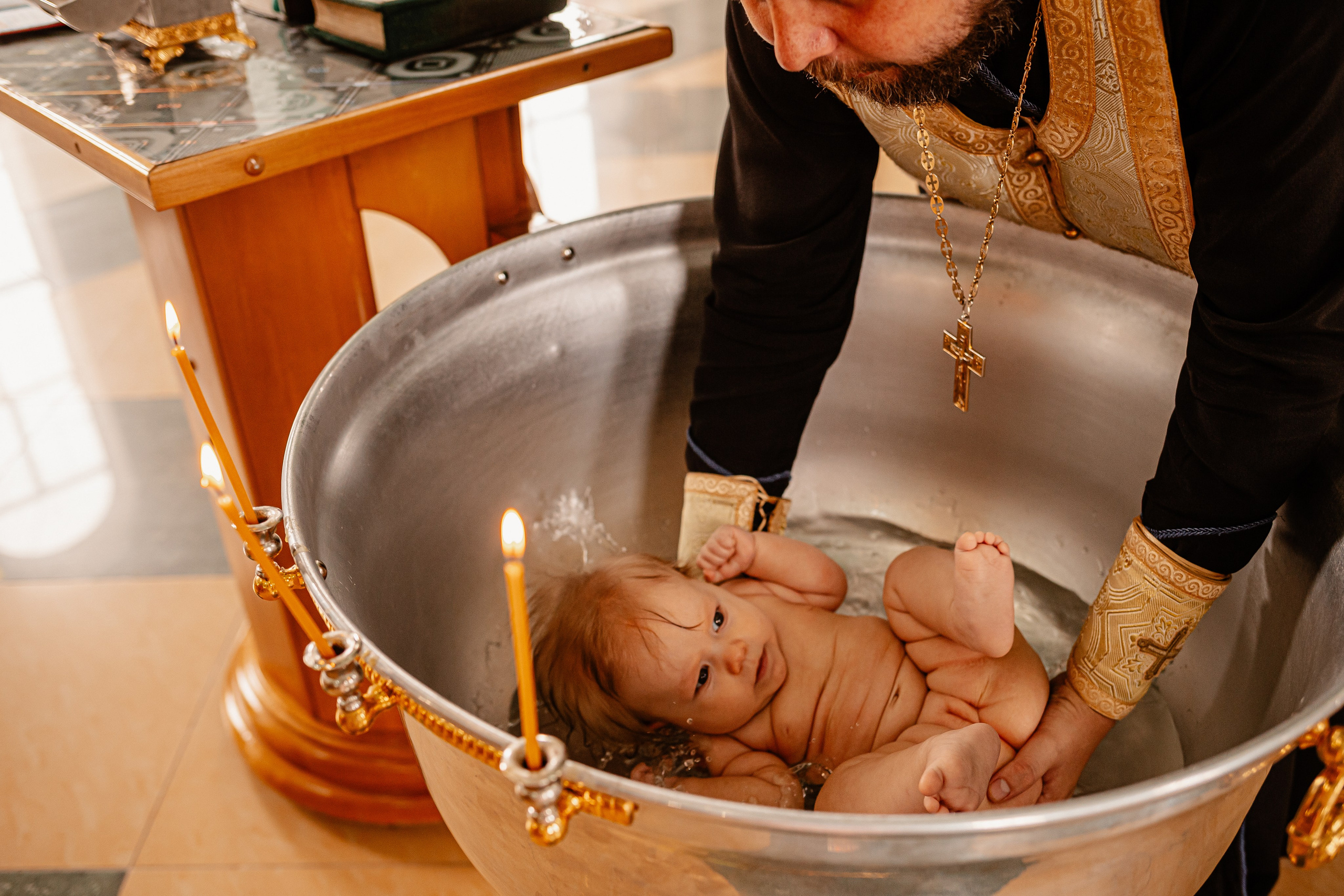 Крещение в Кропоткине. Свадебный фотограф Кропоткин Краснодар