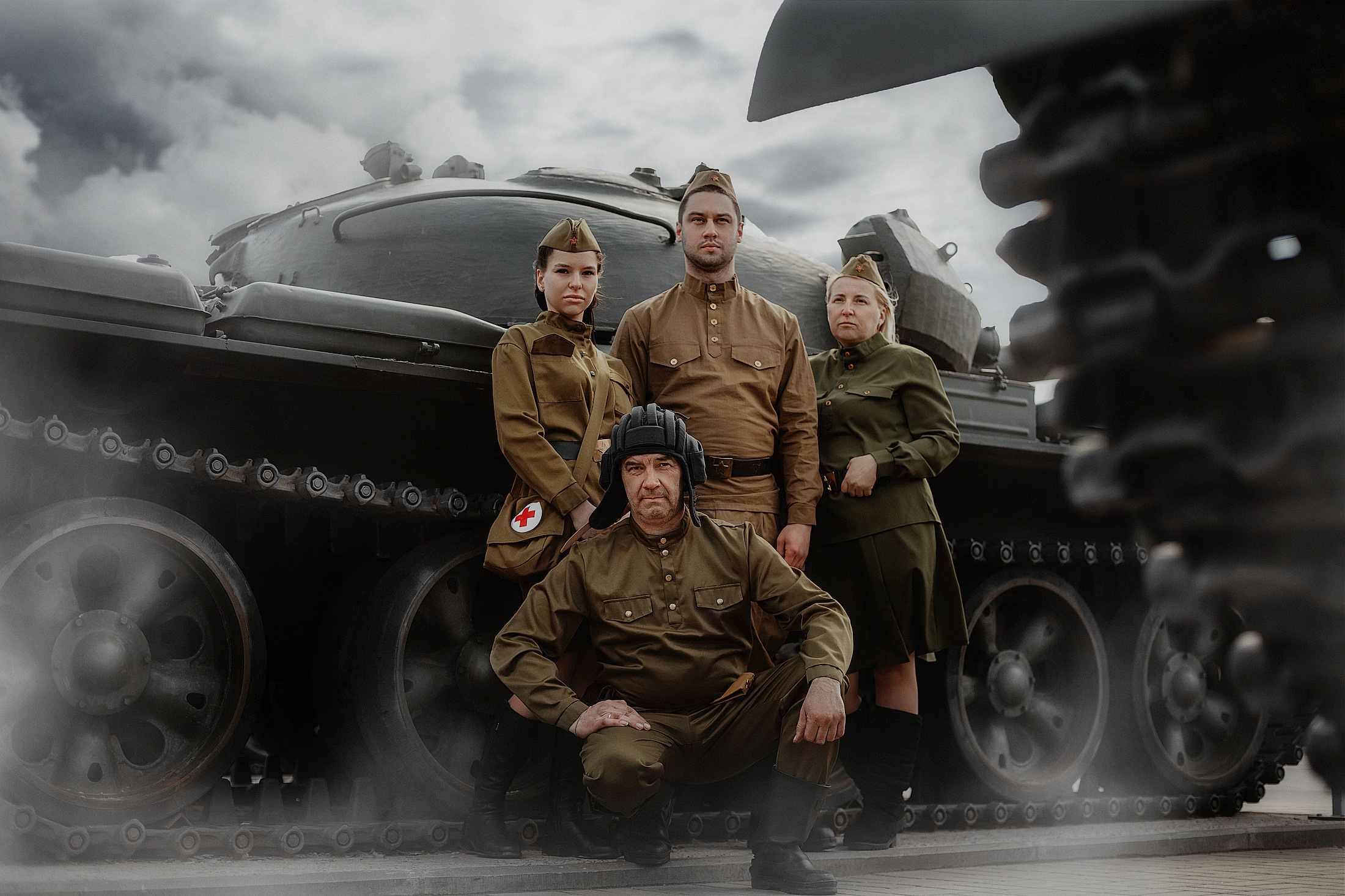 Съёмка ко дню Победы для Ольги. Фотограф в Санкт-Петербурге и Ленинградской области Катя Нугу