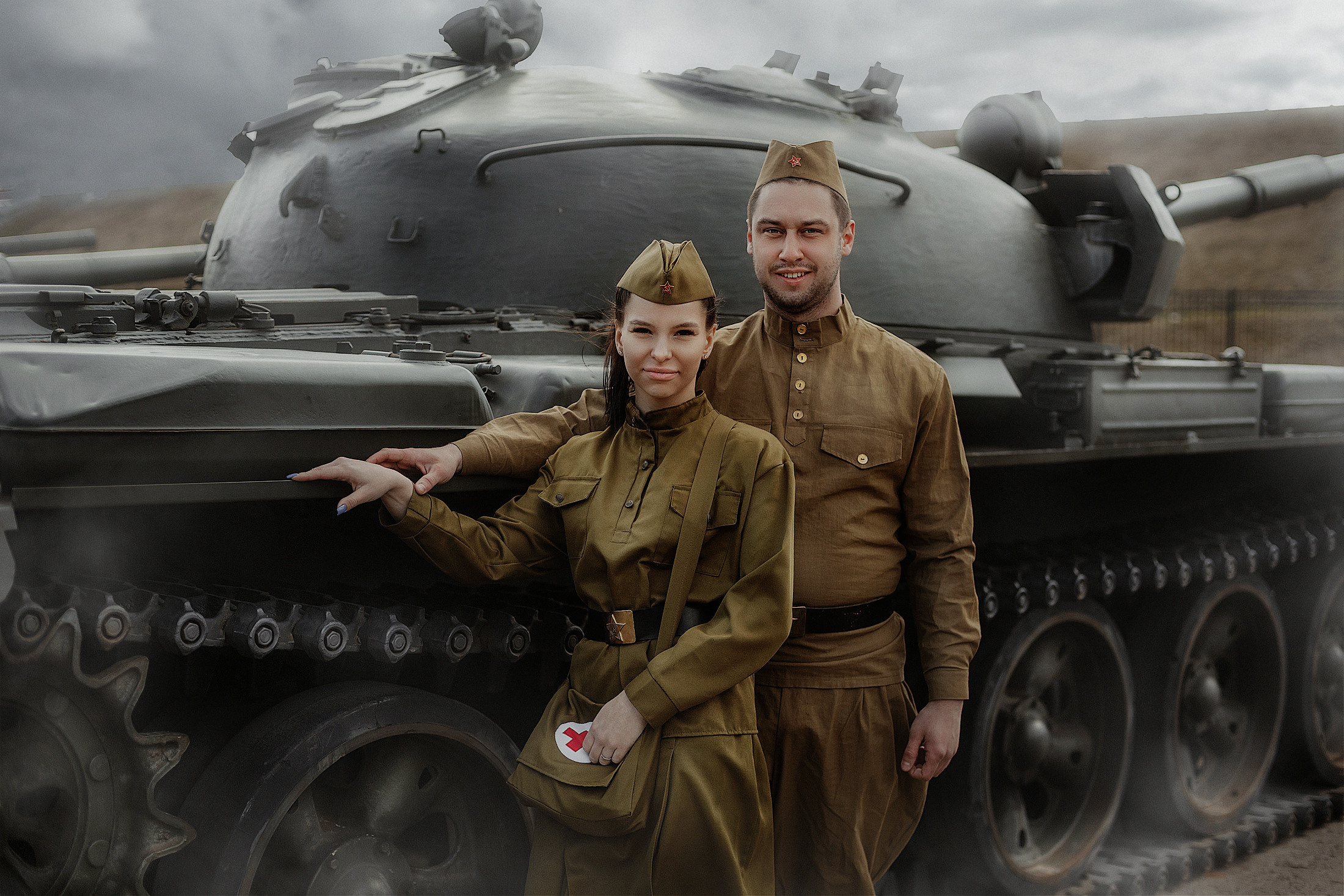 Съёмка ко дню Победы для Ольги. Фотограф в Санкт-Петербурге и Ленинградской области Катя Нугу