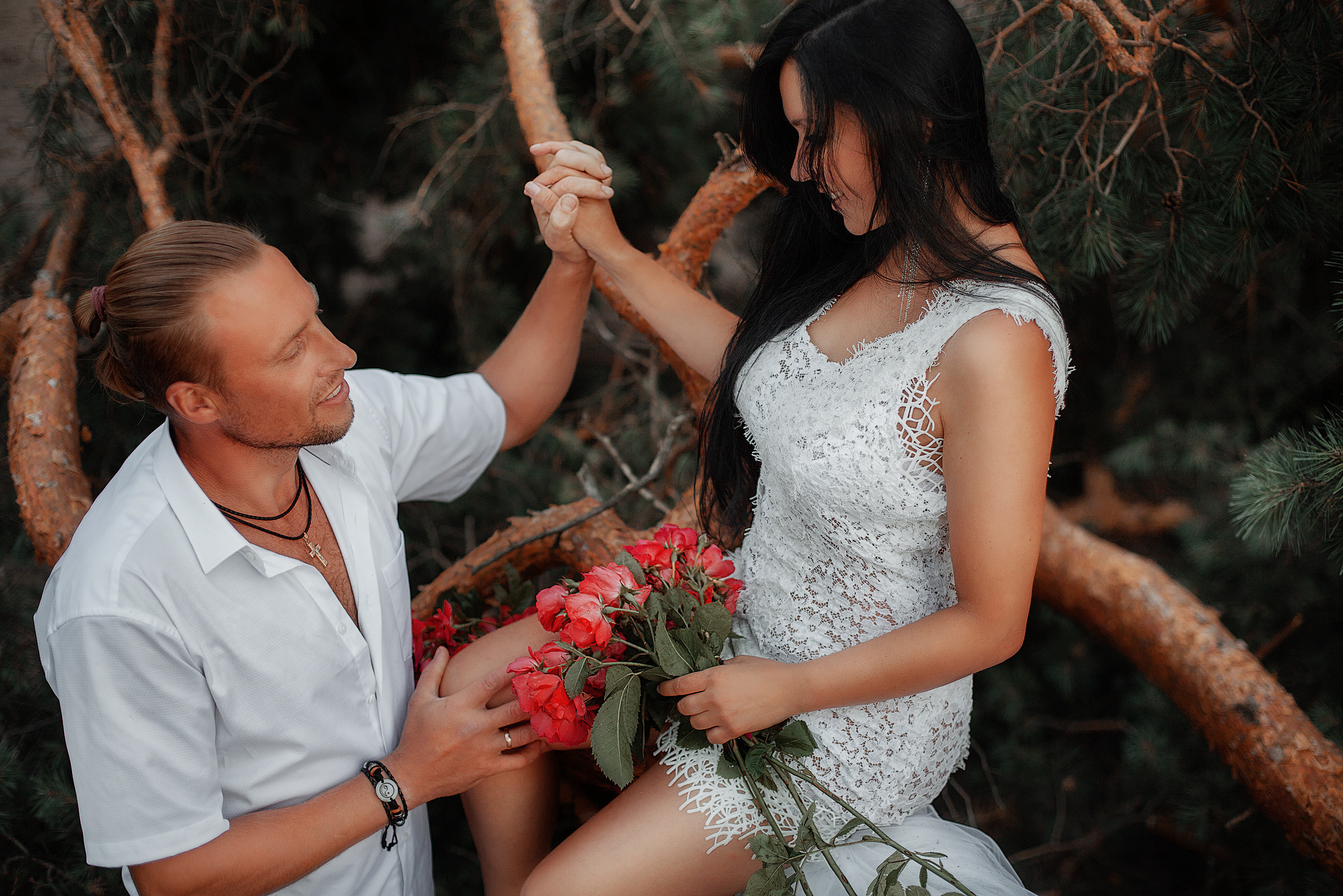 Прогулочная фотосессия для Анастасии и Павла. Фотограф в Санкт-Петербурге и Ленинградской области Катя Нугу