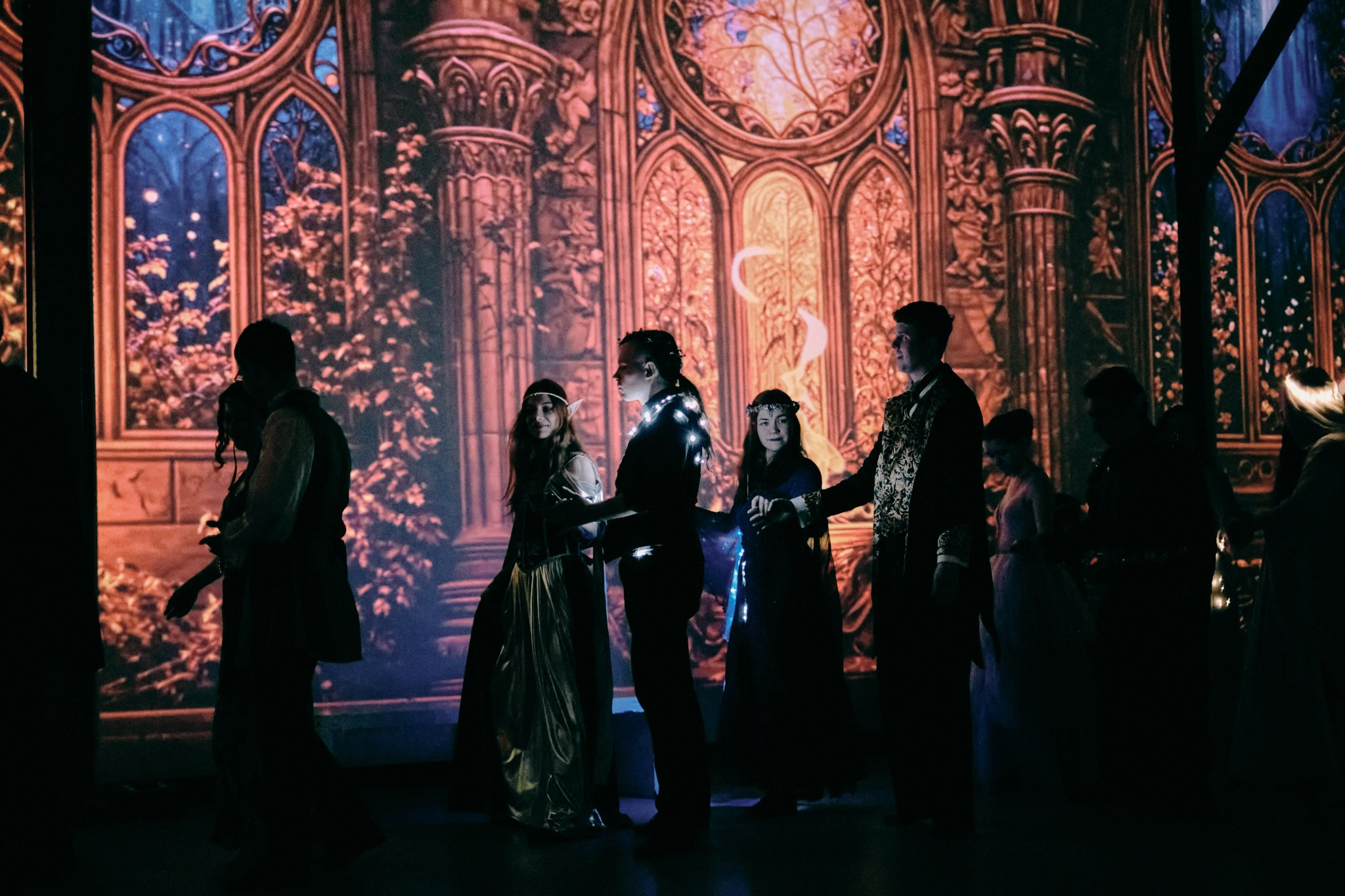 Ночь в холмах | Иммерсивный бал. Фотограф Аннё| Москва