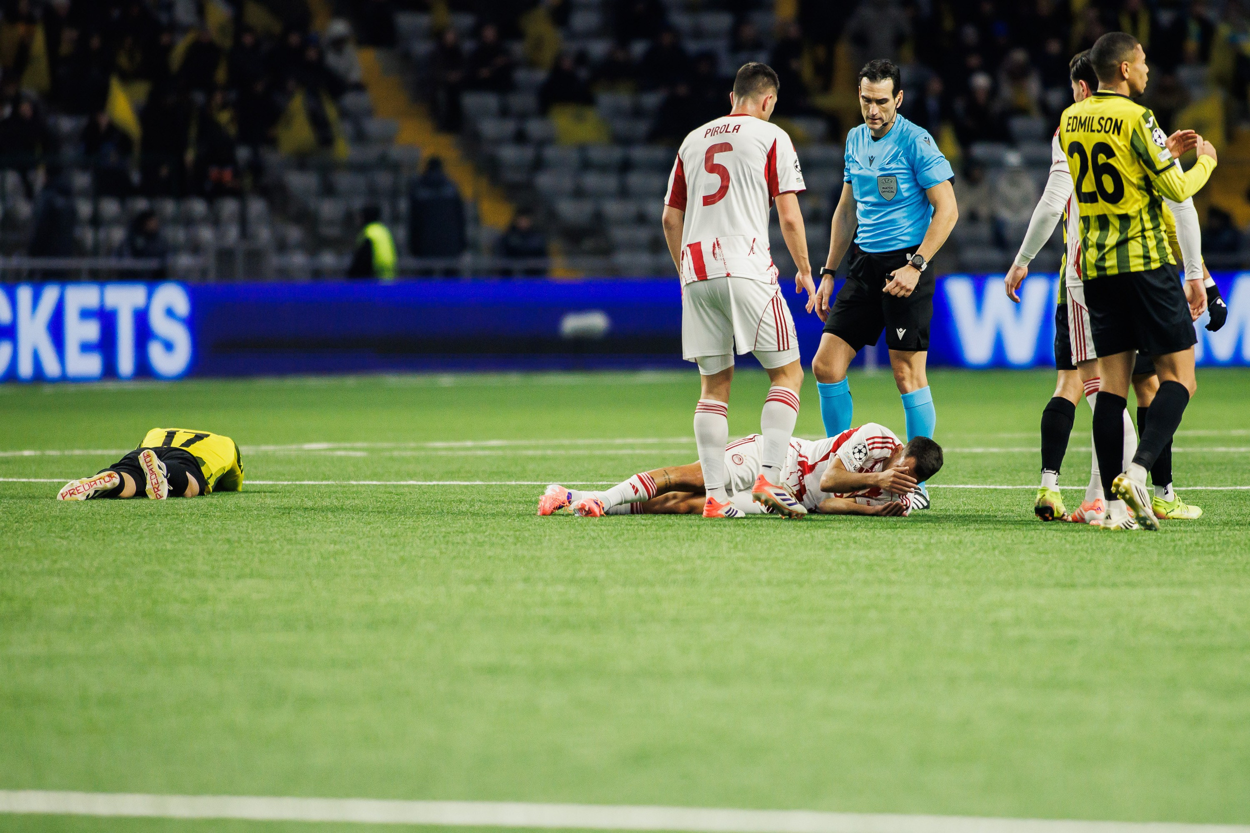 UEFA Champions League 25/26 Kairat — Olympiacos. Photographer Danil Aykin