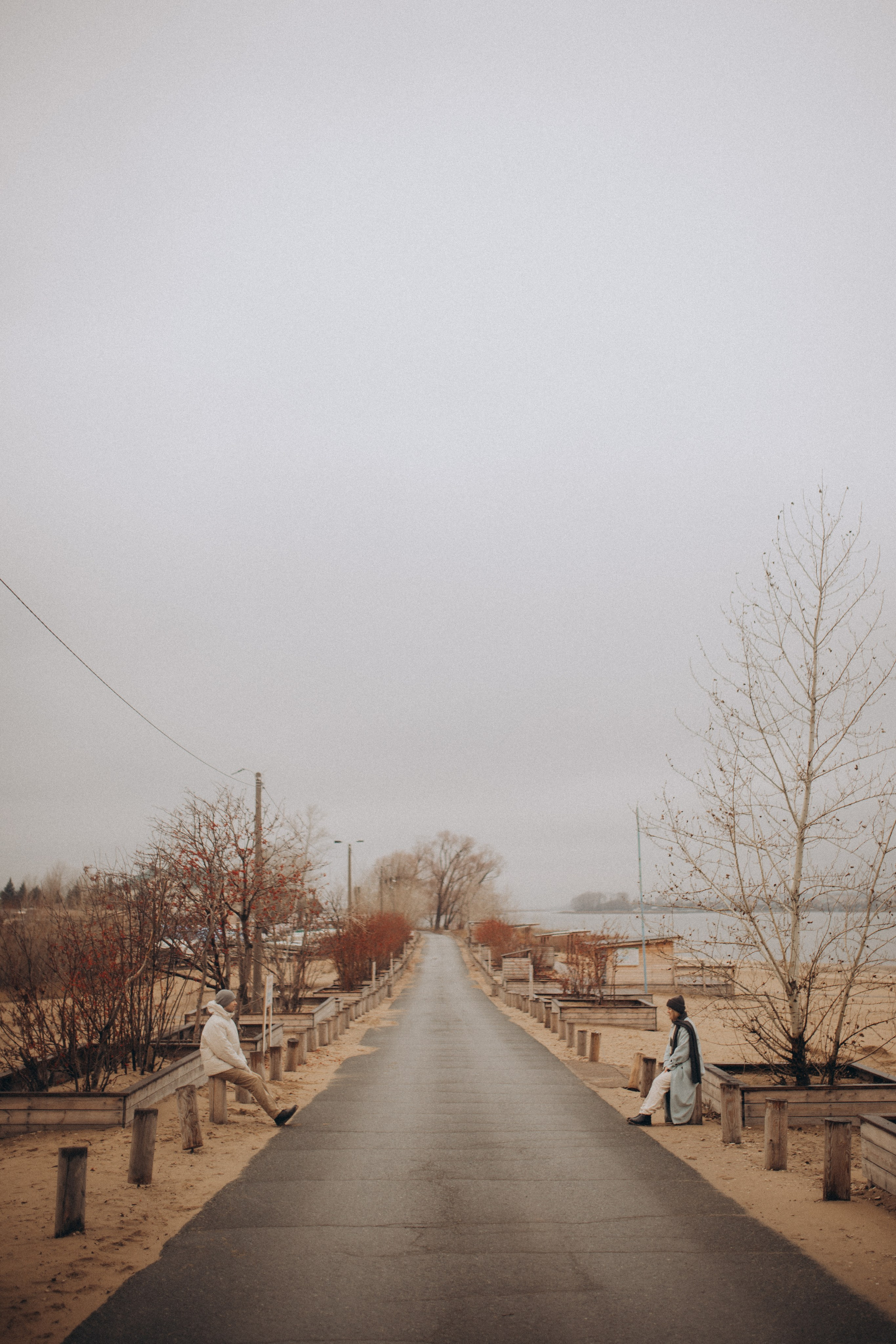 Осенний пляж. Свадебный фотограф Казань
