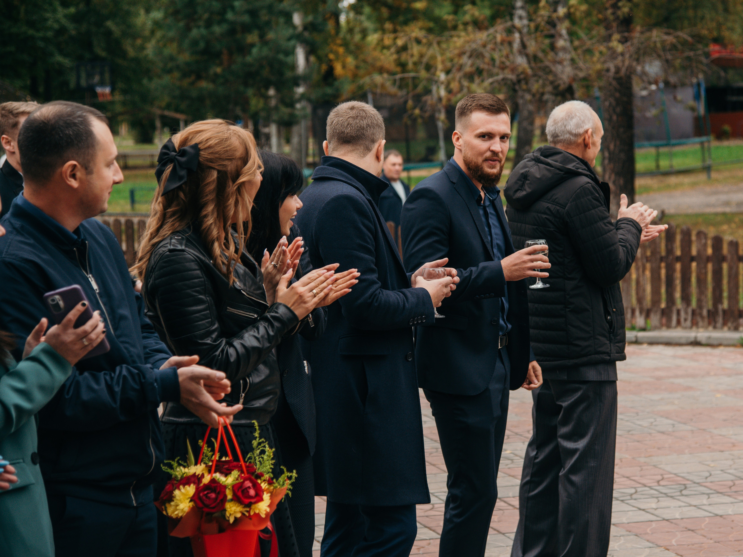 Свадебная фотосессия осенью. Фотограф Москва