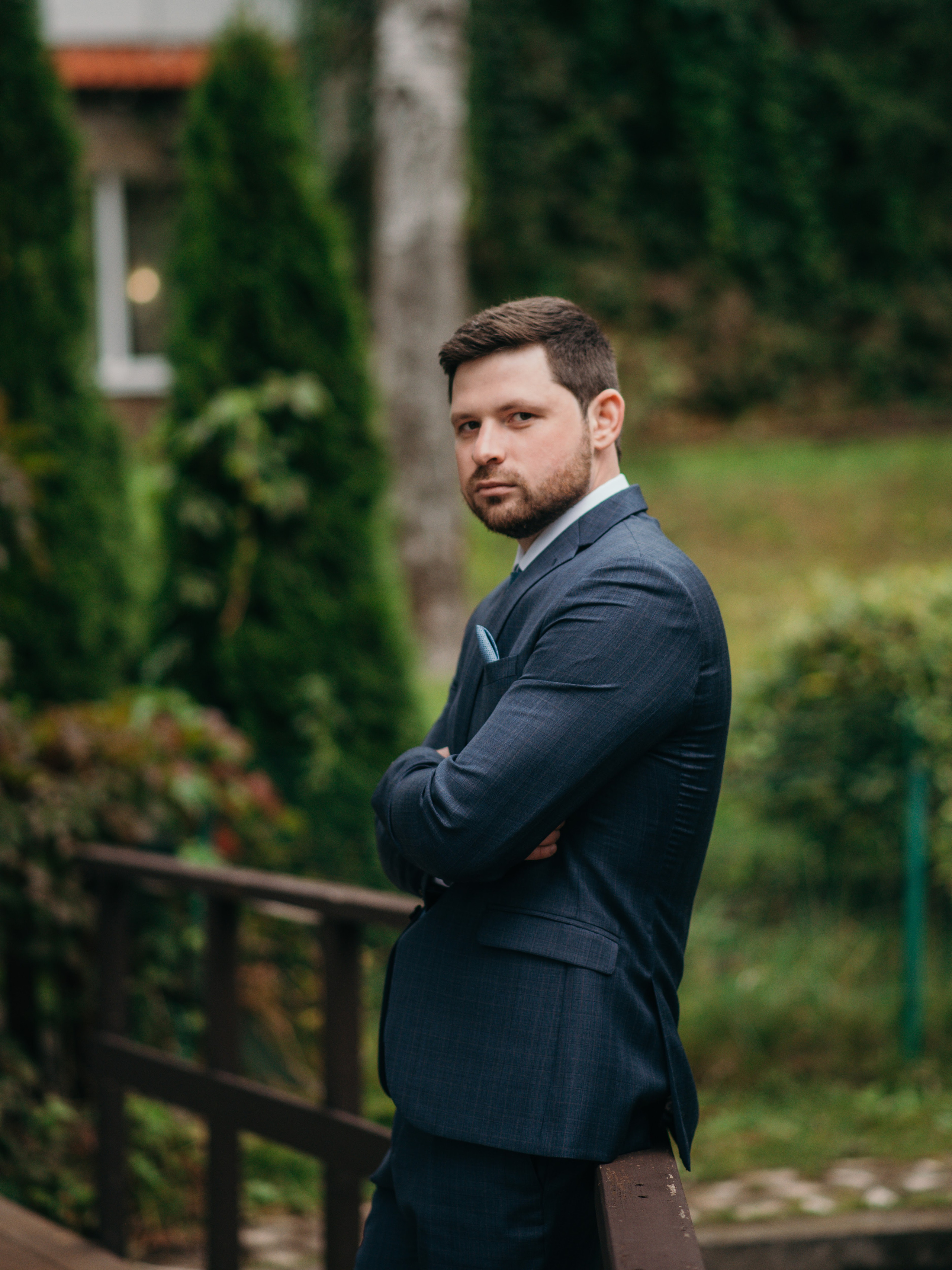 Свадебная фотосессия осенью. Фотограф Москва