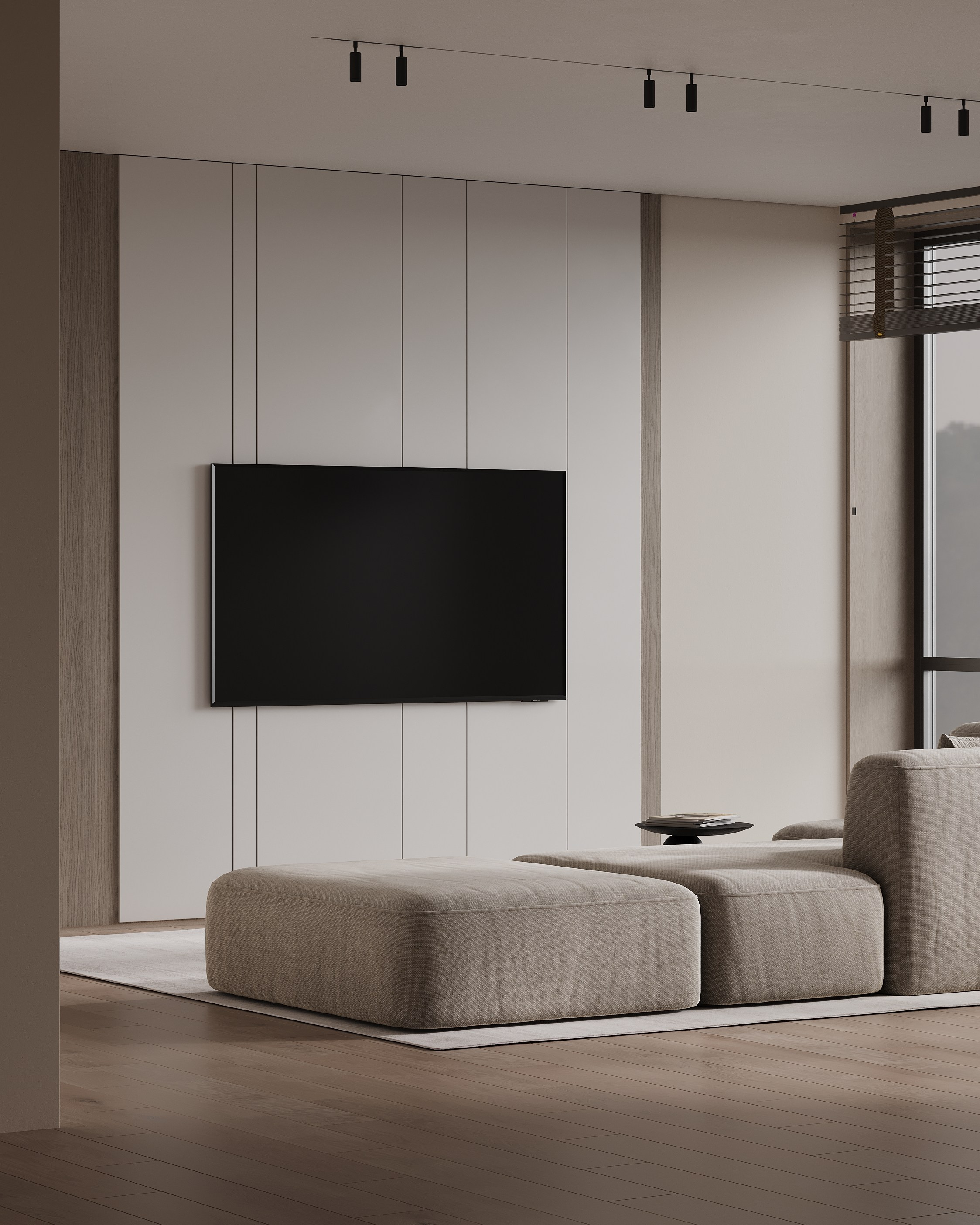 КУХНЯ-ГОСТИНАЯ. 3d визуализатор