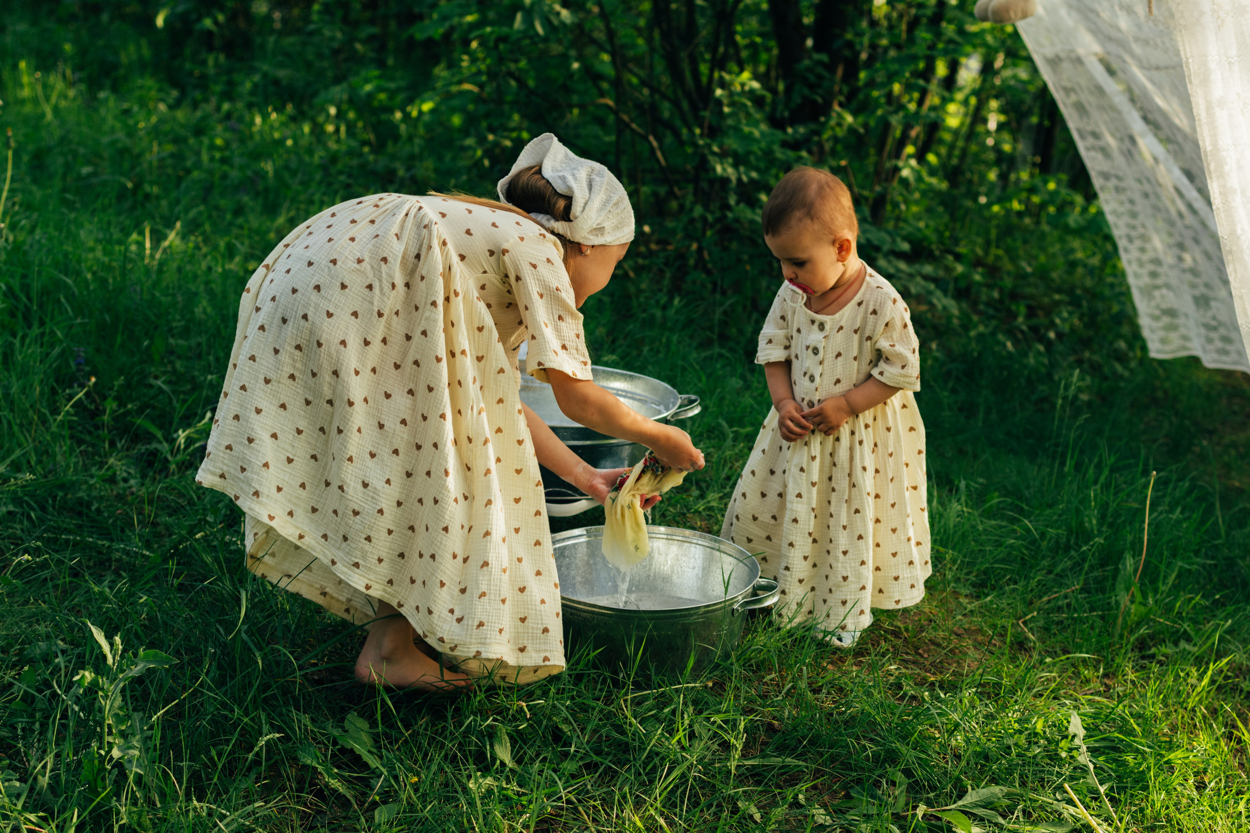 Большая стирка Дарья и Мария. Фотограф Ирина Панина