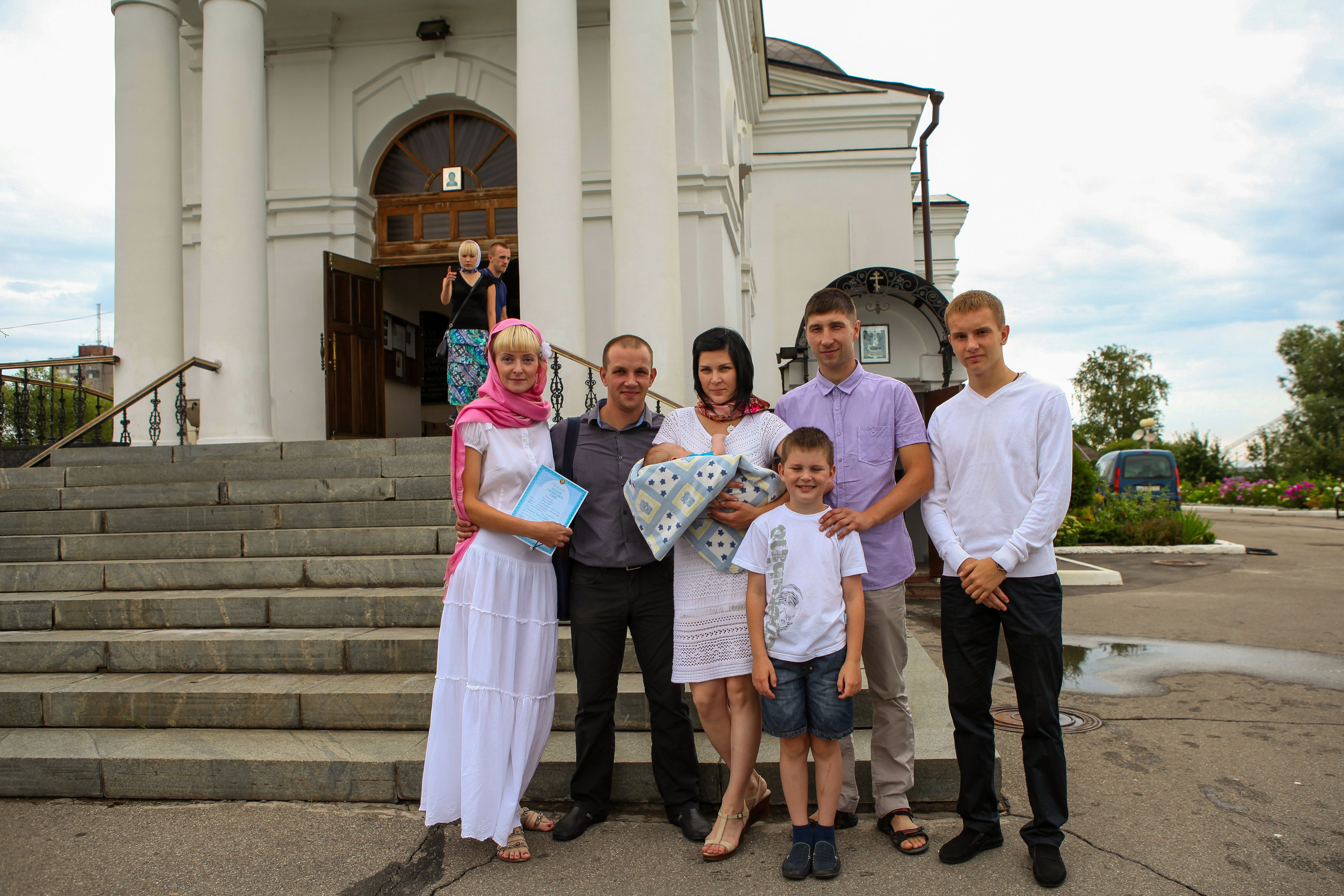 Крещение Георгия. Фотограф Александр Заломаев