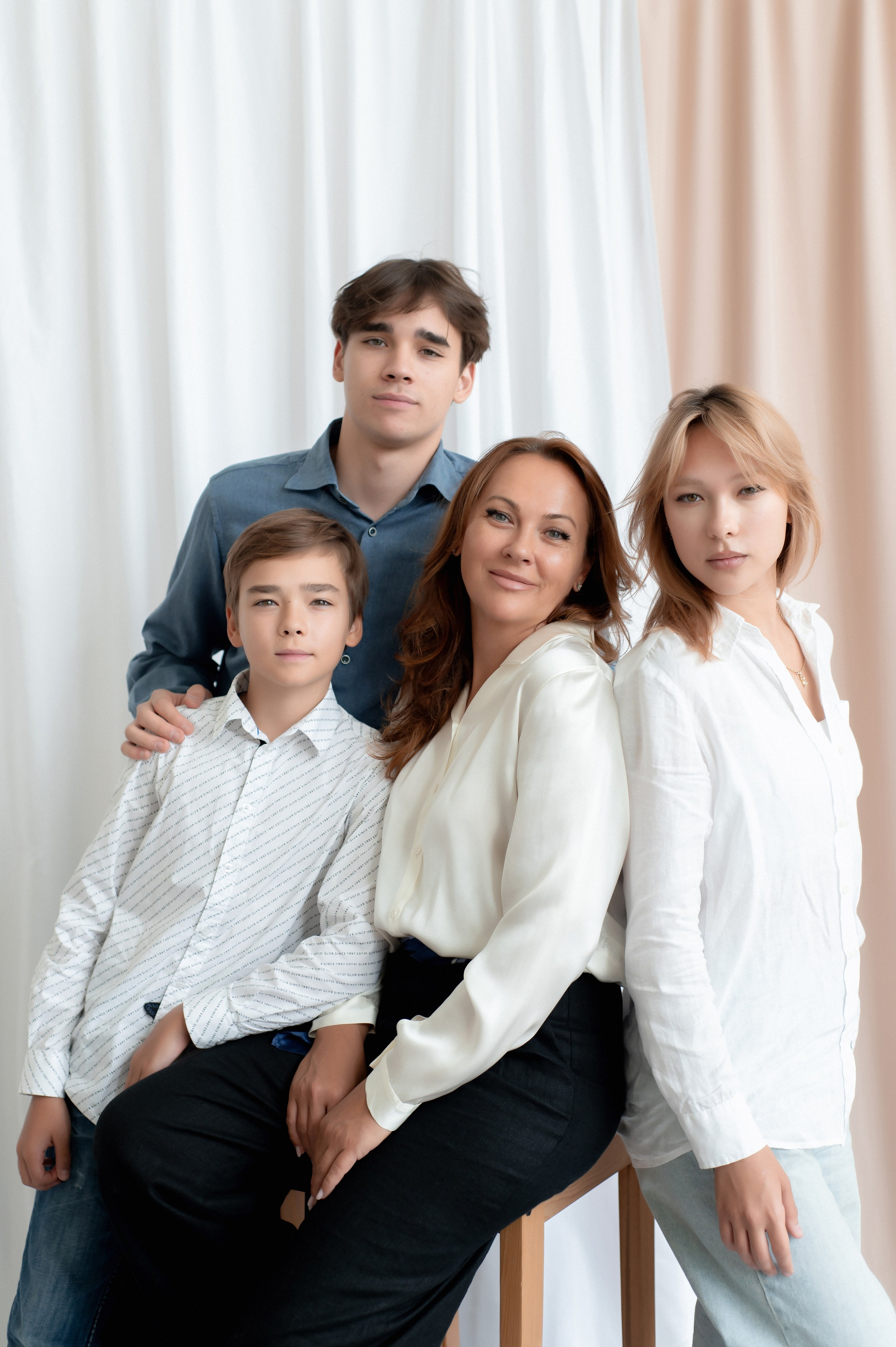 Елена с семьей. Детский и семейный фотограф Эльмира Веселова