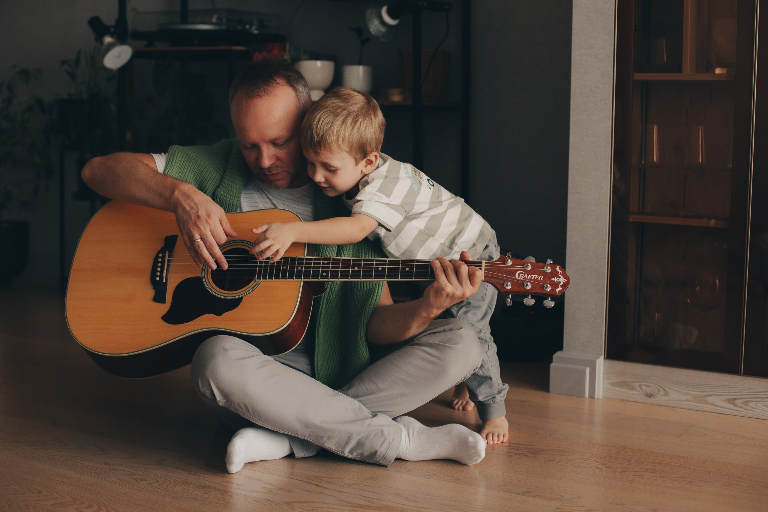 Семейная фотосессия со щенком. Фотограф Евгения Мальцева, Архангельск