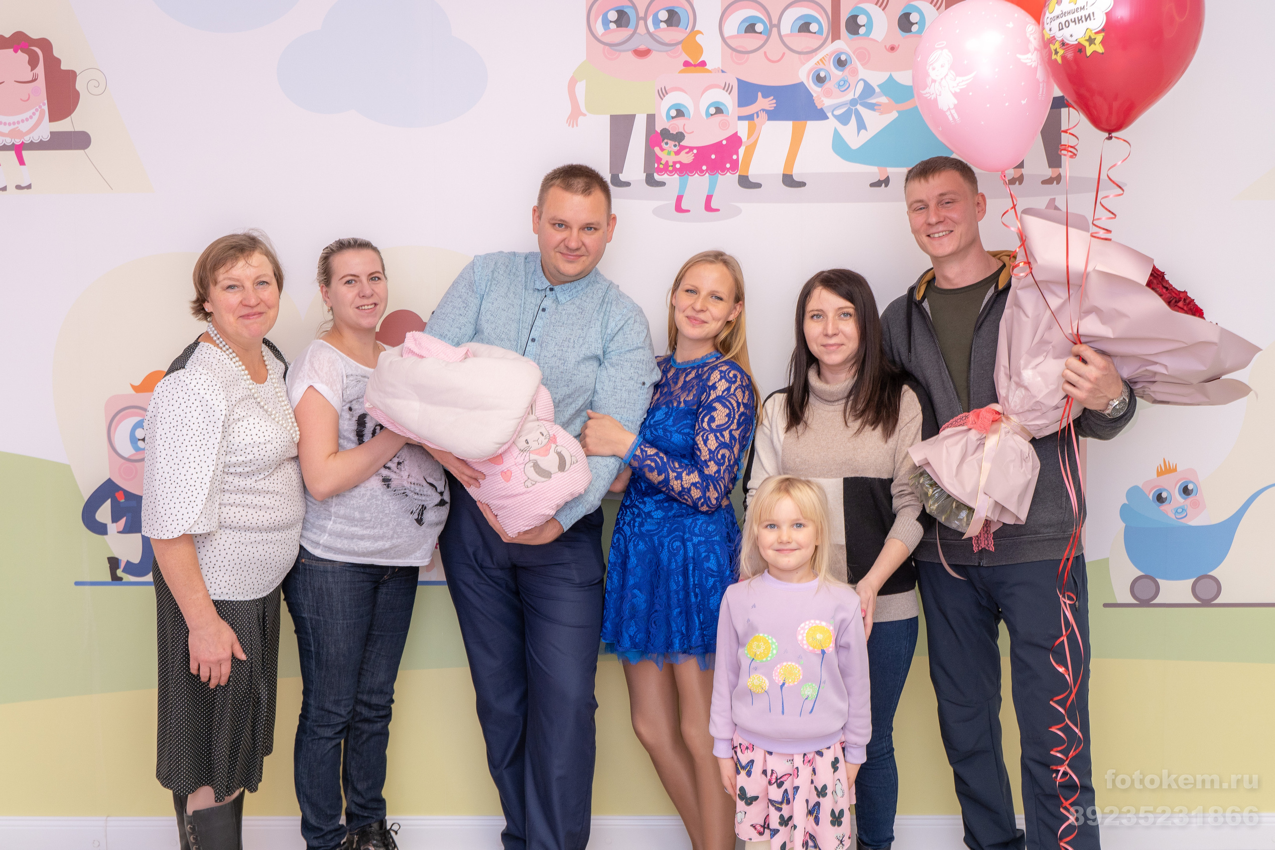 Выписки из роддома. Школьный фотограф в Кемерово Мелещенко Анна