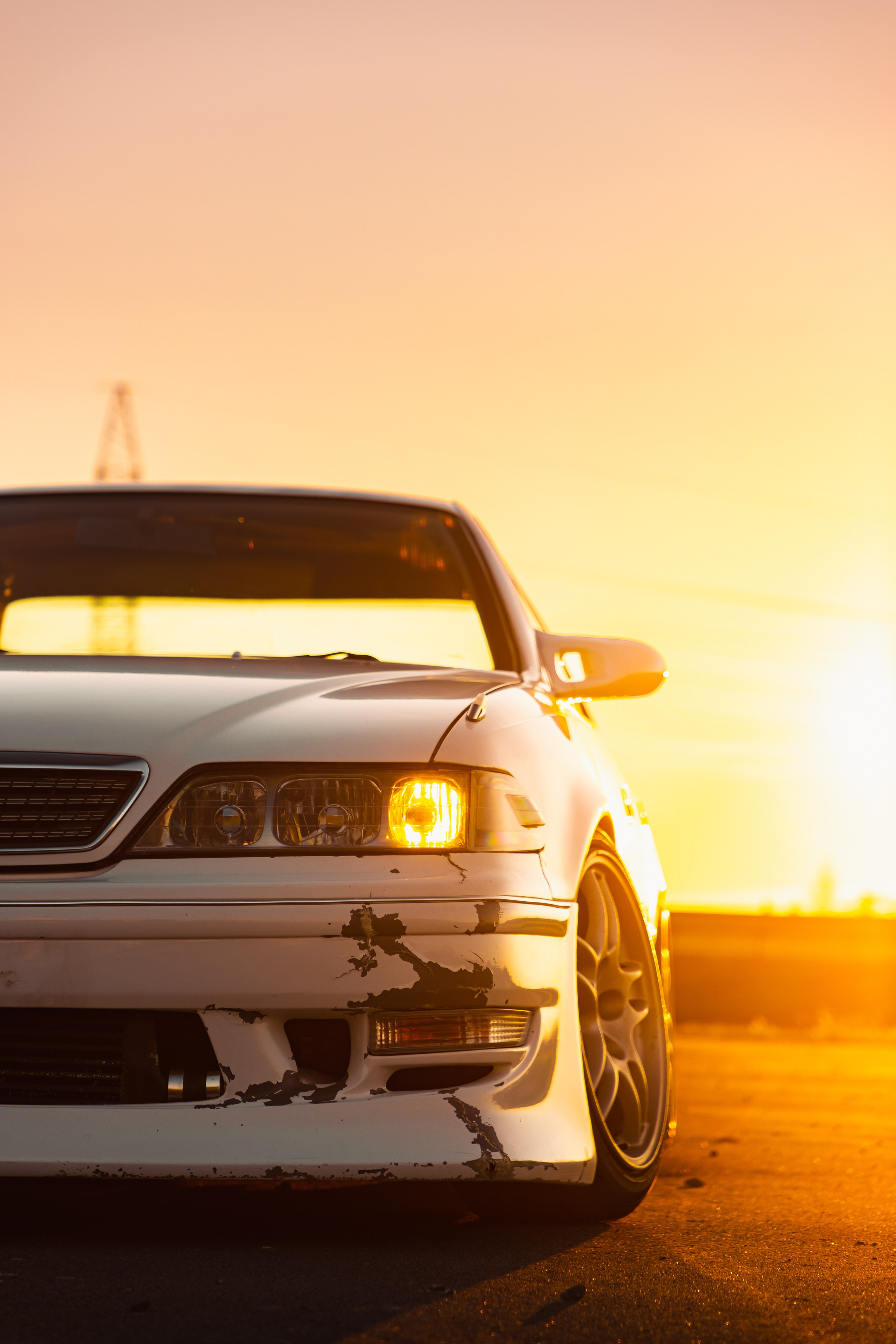 Toyota Mark II JZX100 на закате