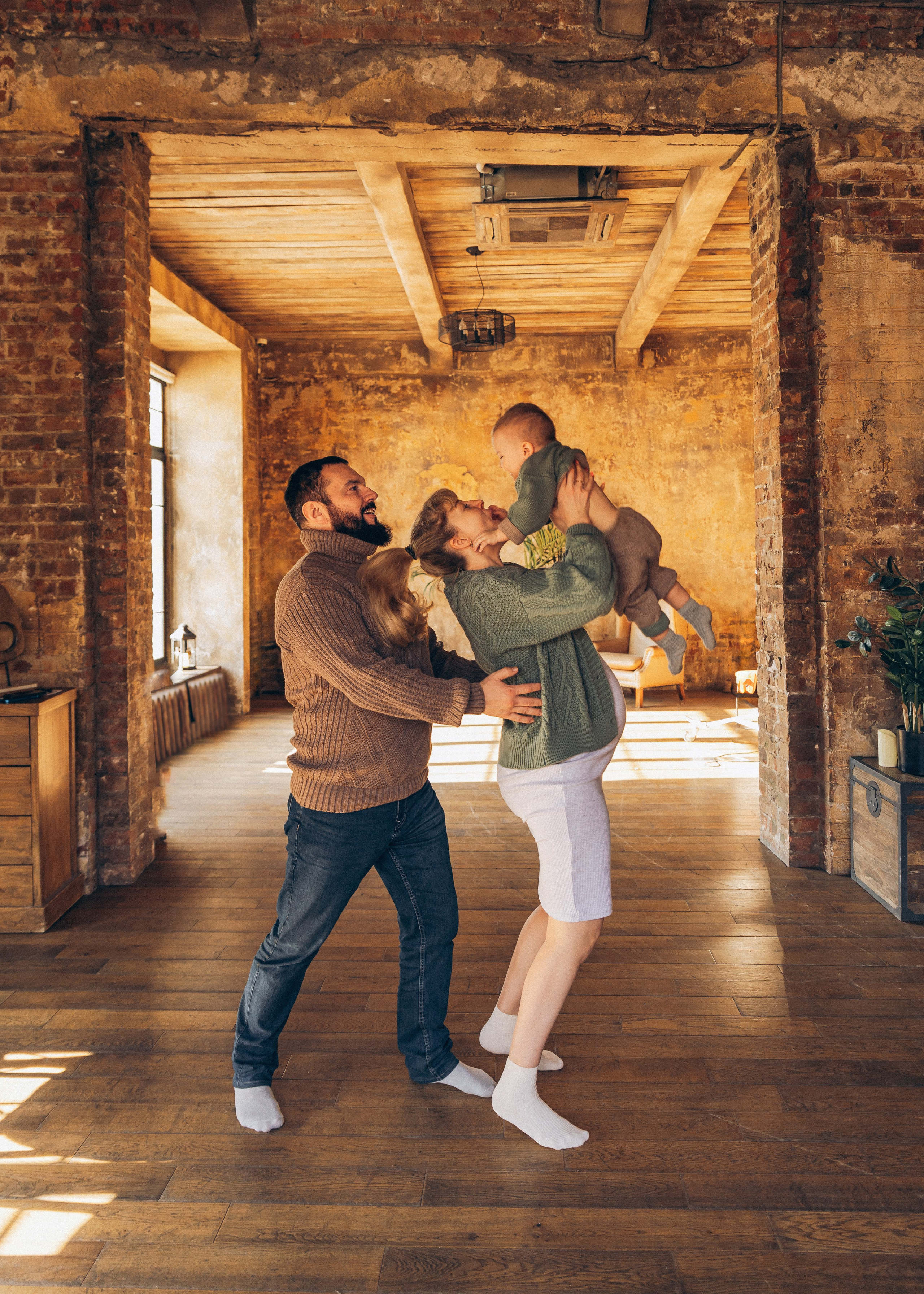 Оля, Леша и Димулька. Семейный фотограф В Москве Александра Дейкун