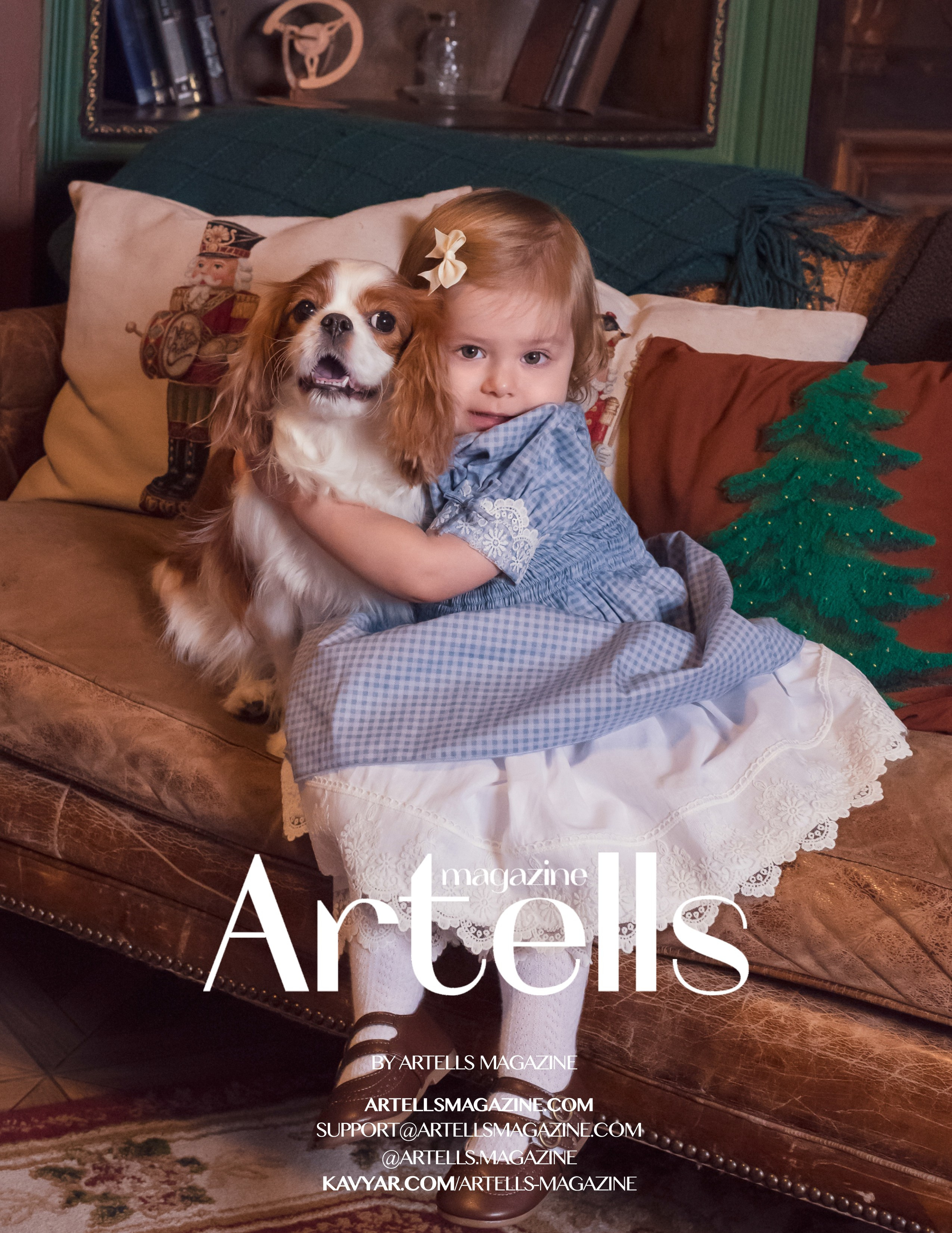 «Family Christmas» в Artells Magazine (февр.2026). Фотограф, ретушёр, графический дизайнер в Петербурге Борякина Настя