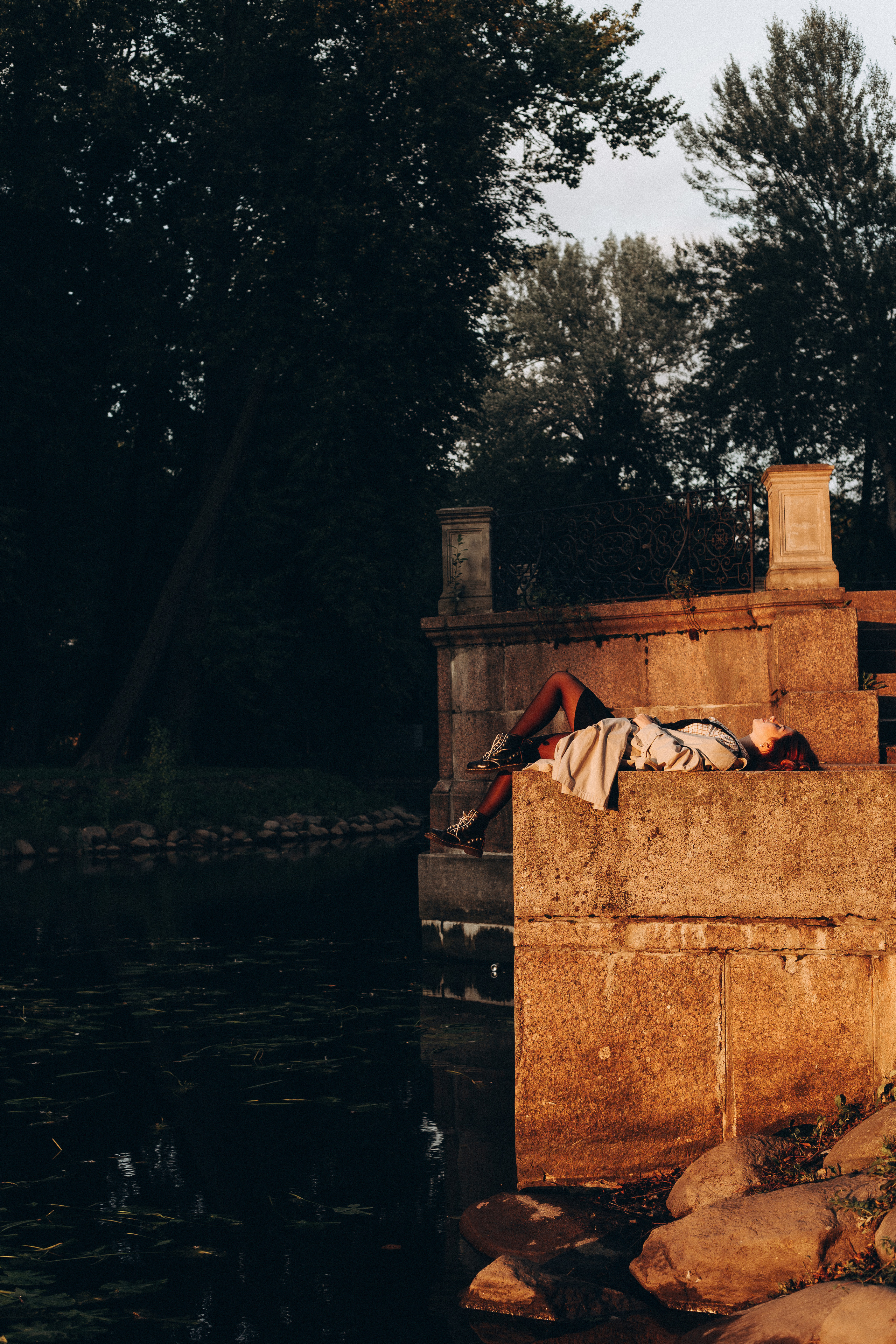 Вечерний Лопухинский сад. Фотограф из Санкт-Петербурга Юля Кондратовская
