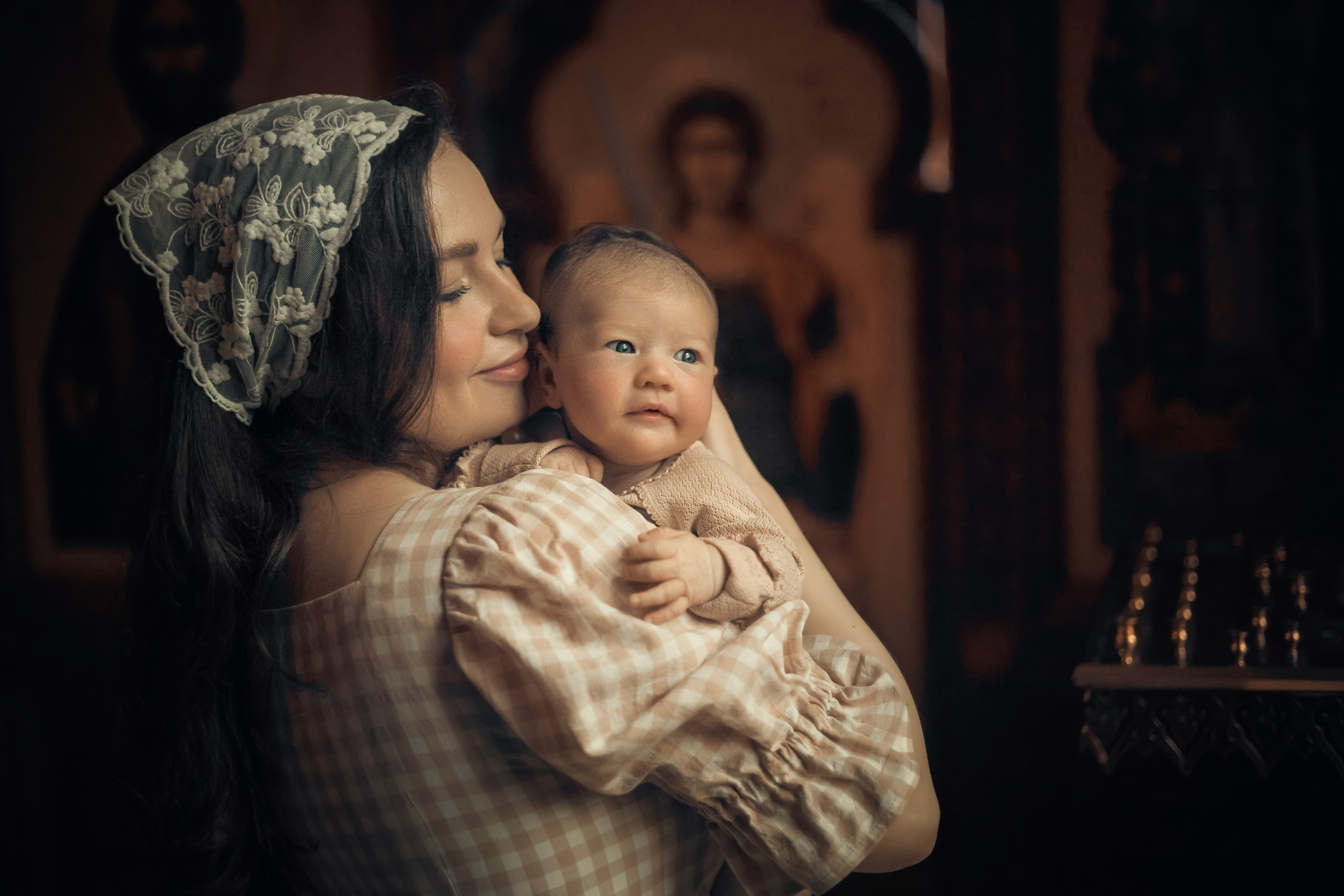 Таинство Крещения. Фотограф Юлия Тягина Москва